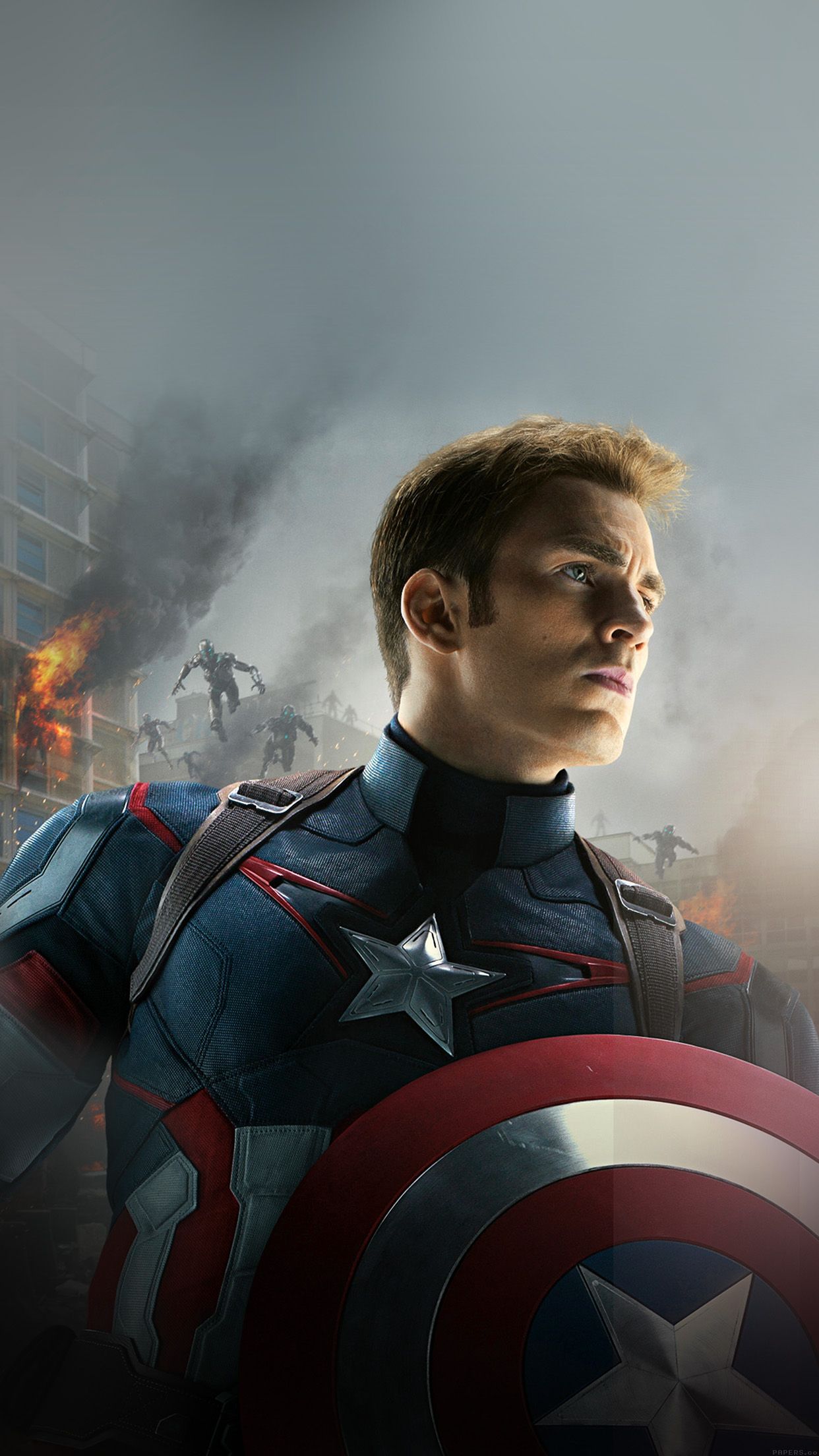 Chris Evans As Captain America Wallpapers