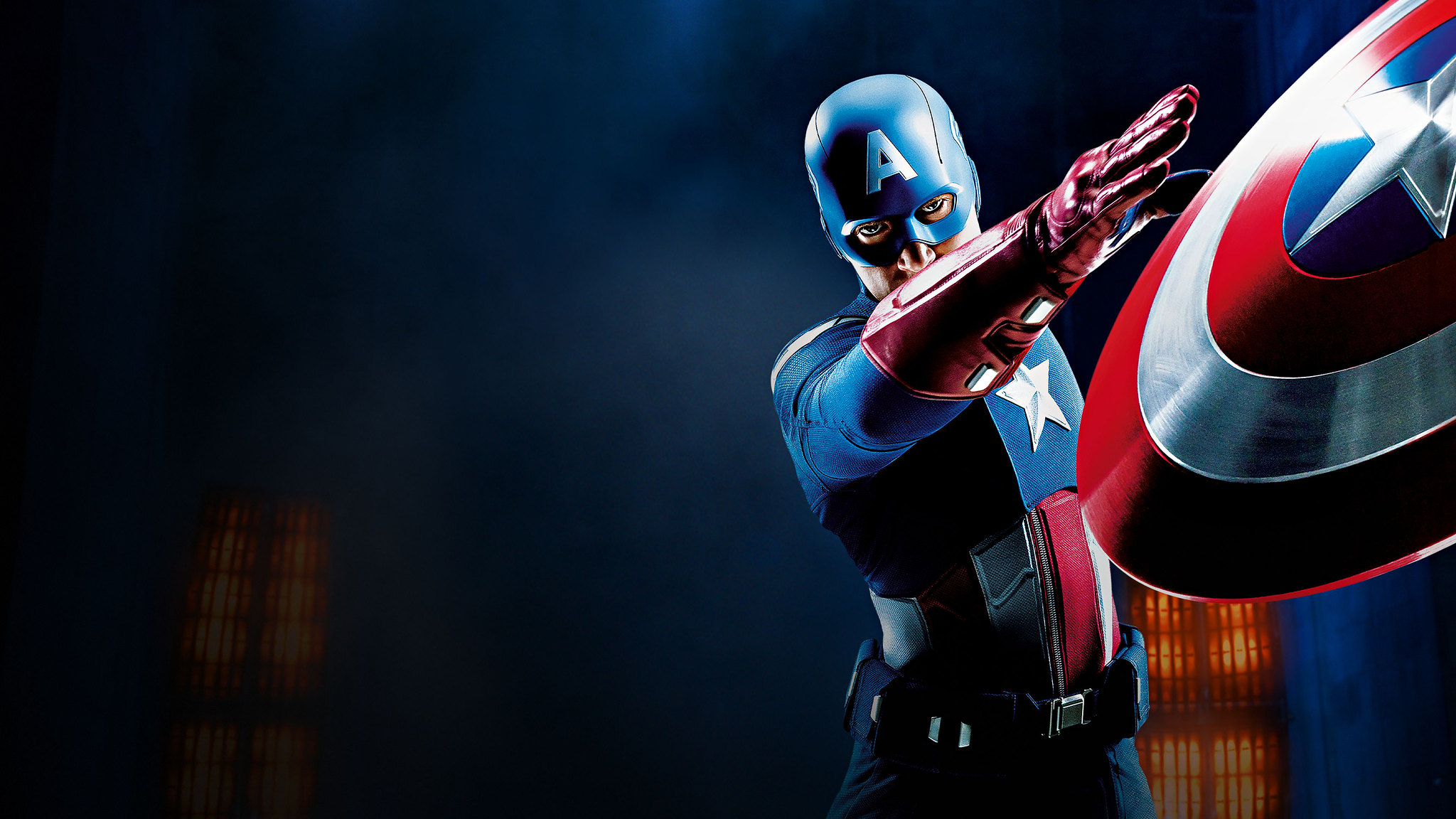 Chris Evans As Captain America Wallpapers