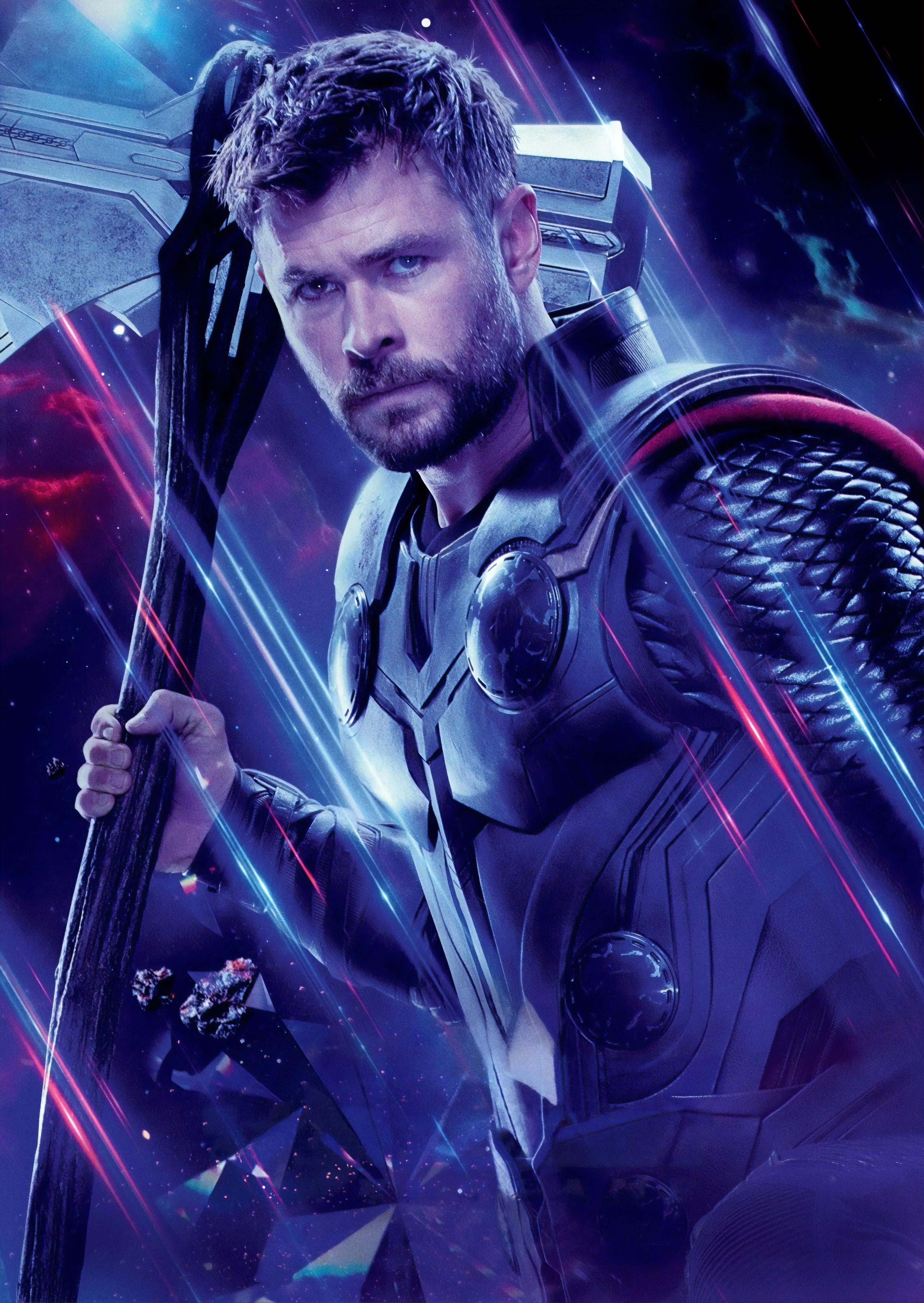 Chris Hemsworth  As Thor In Endgame Wallpapers