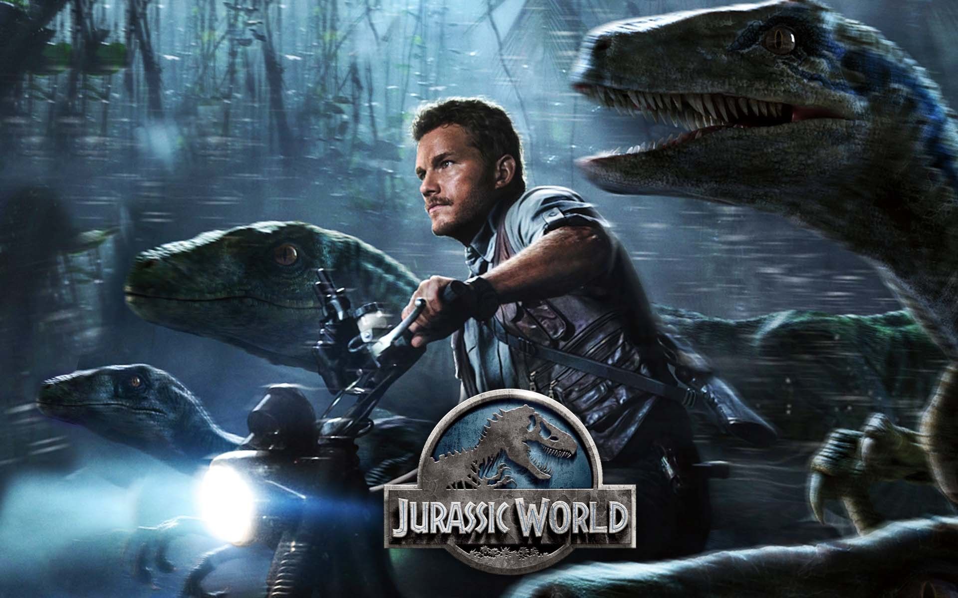 Chris Pratt And Little Raptor Jurassic World Wallpapers