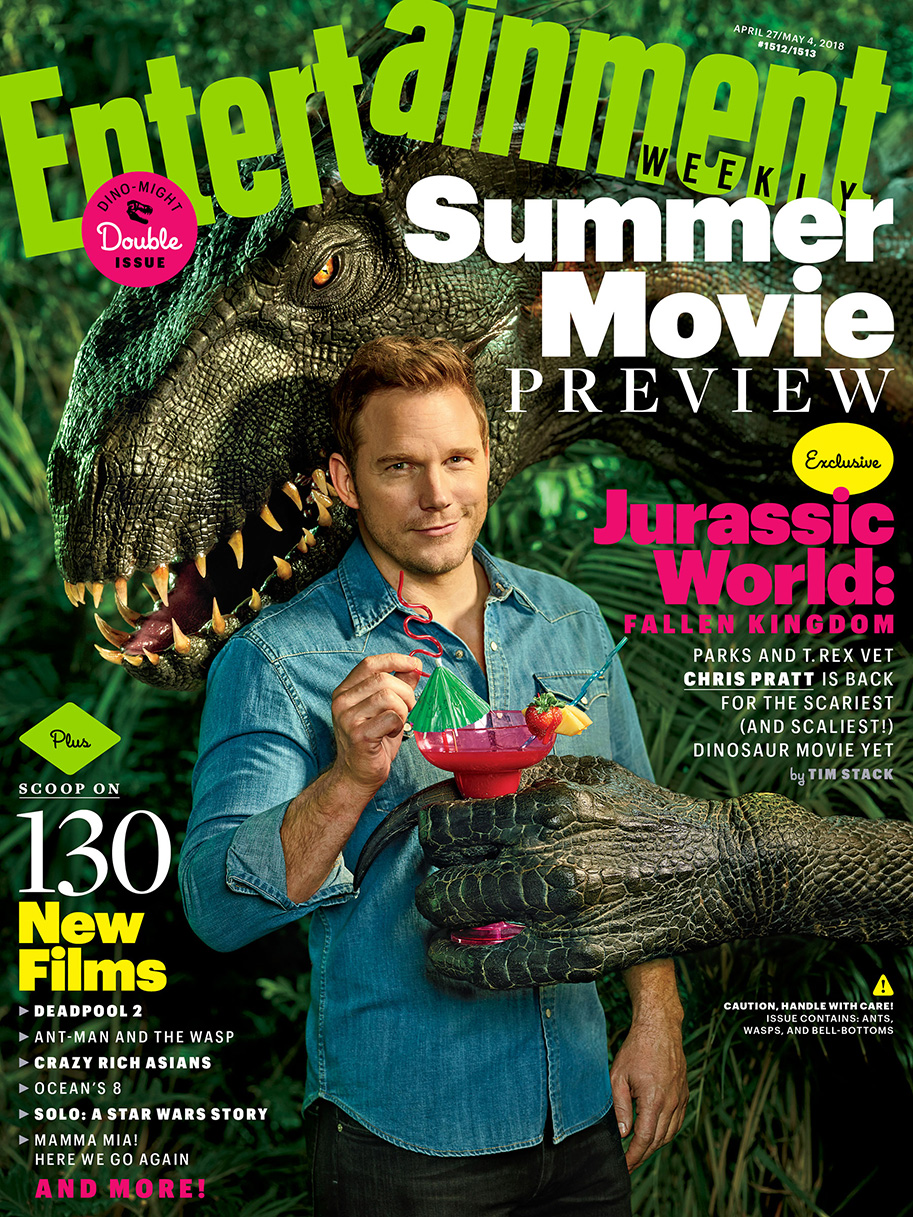 Chris Pratt Taking Selfie With Dinosaur Wallpapers