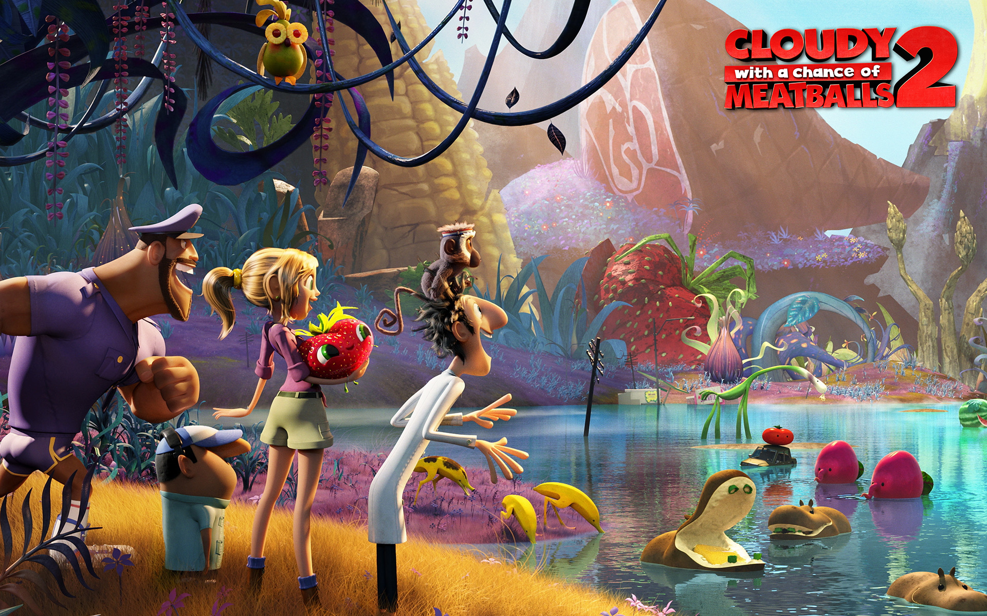 Cloudy With A Chance Of Meatballs Wallpapers