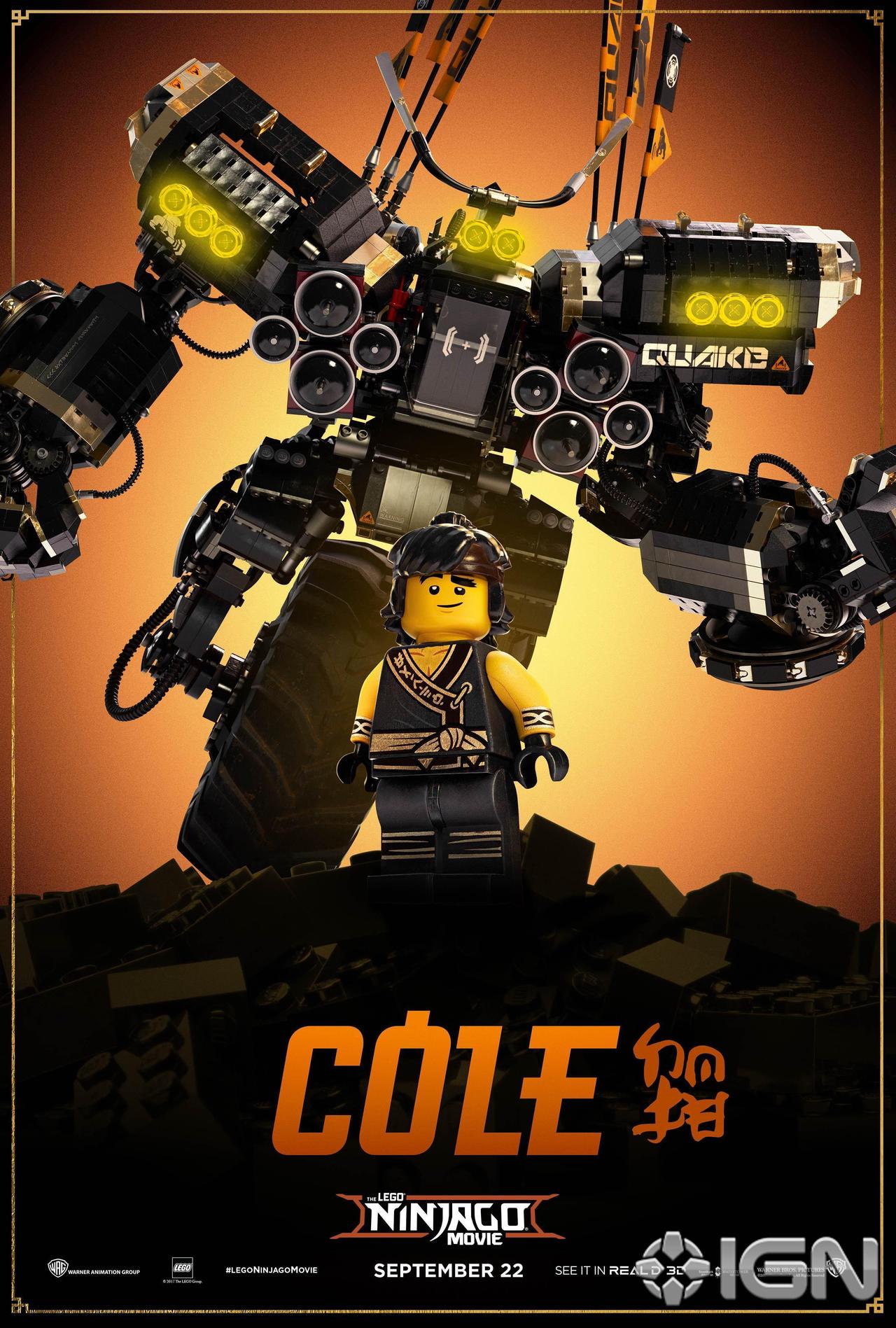 Cole From Kai - The Lego Ninjago Movie Wallpapers