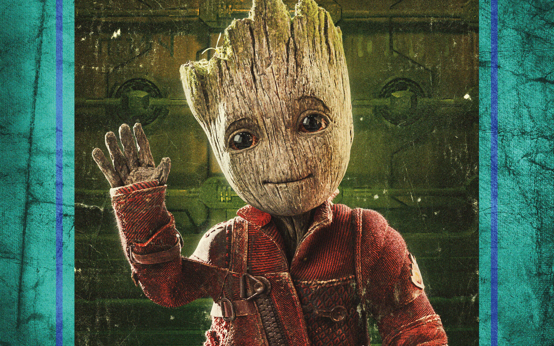 Cute Baby Groot In Guardians Of The Galaxy Wallpapers