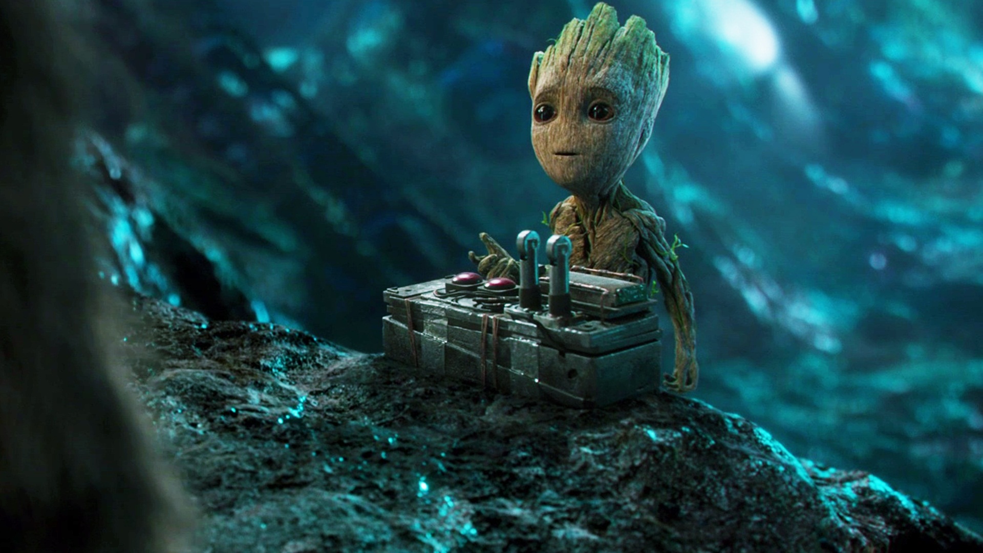 Cute Baby Groot In Guardians Of The Galaxy Wallpapers