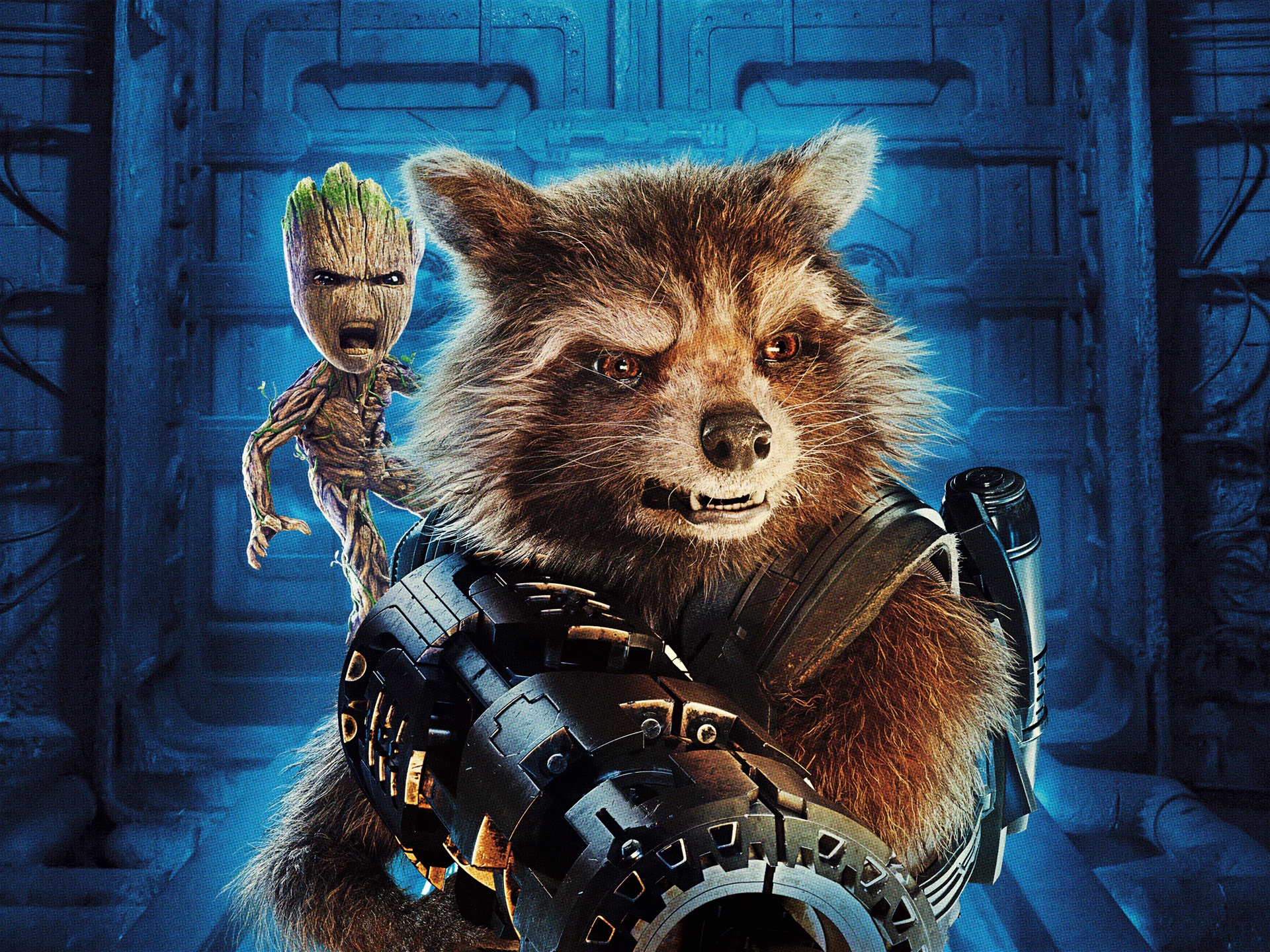 Cute Baby Groot In Guardians Of The Galaxy Wallpapers