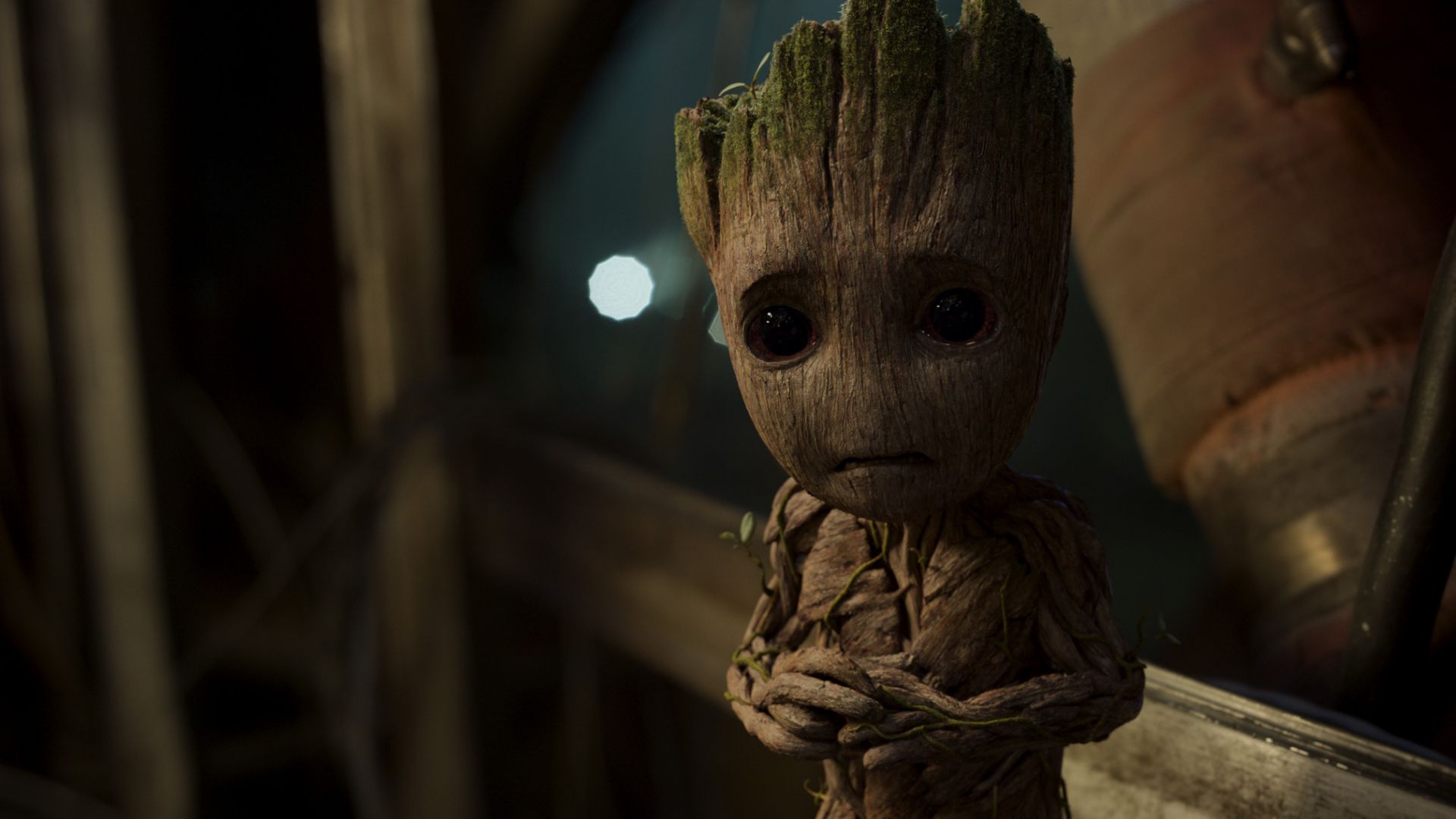 Cute Baby Groot In Guardians Of The Galaxy Wallpapers