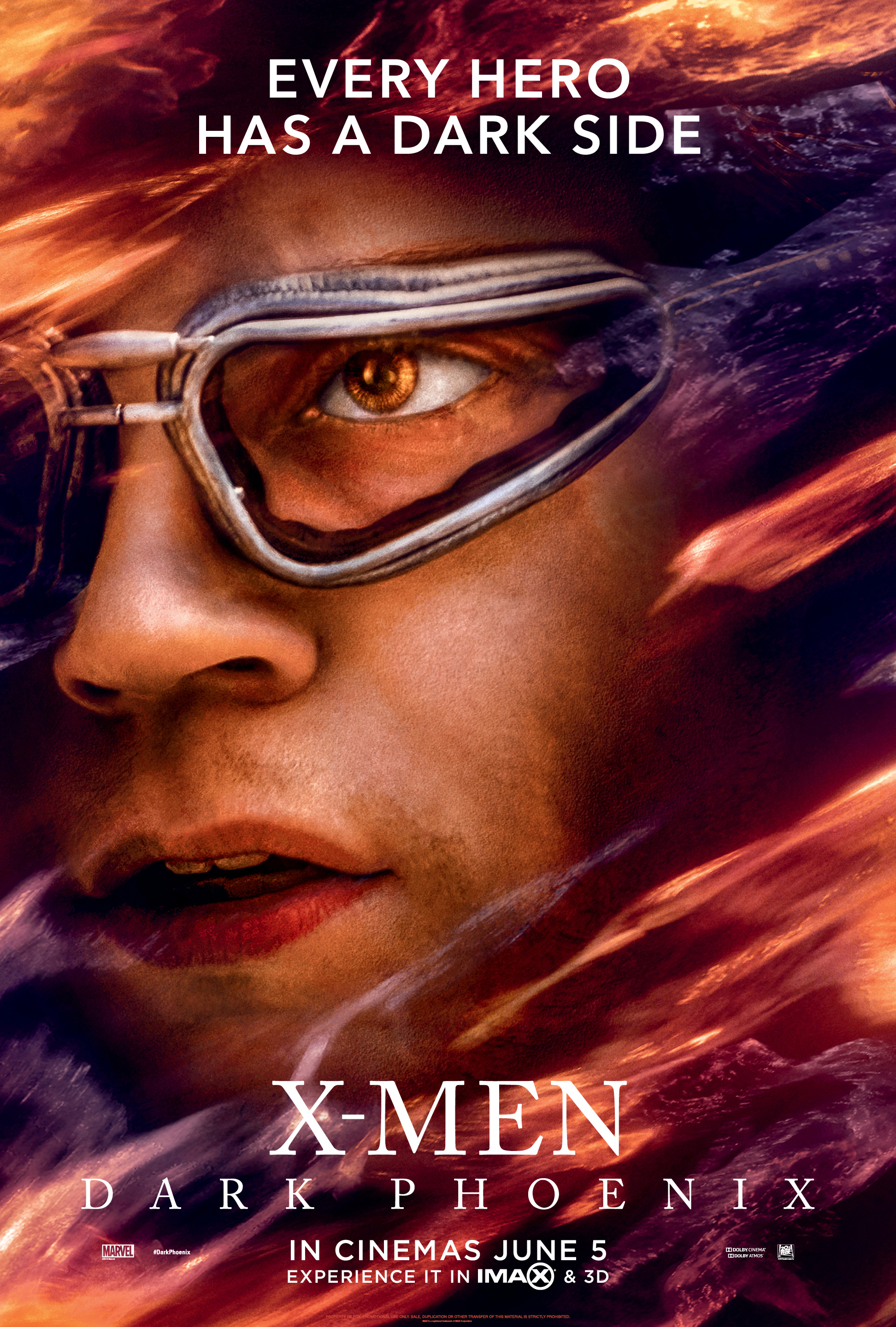 Cyclops X-Men Dark Phoenix Poster Wallpapers