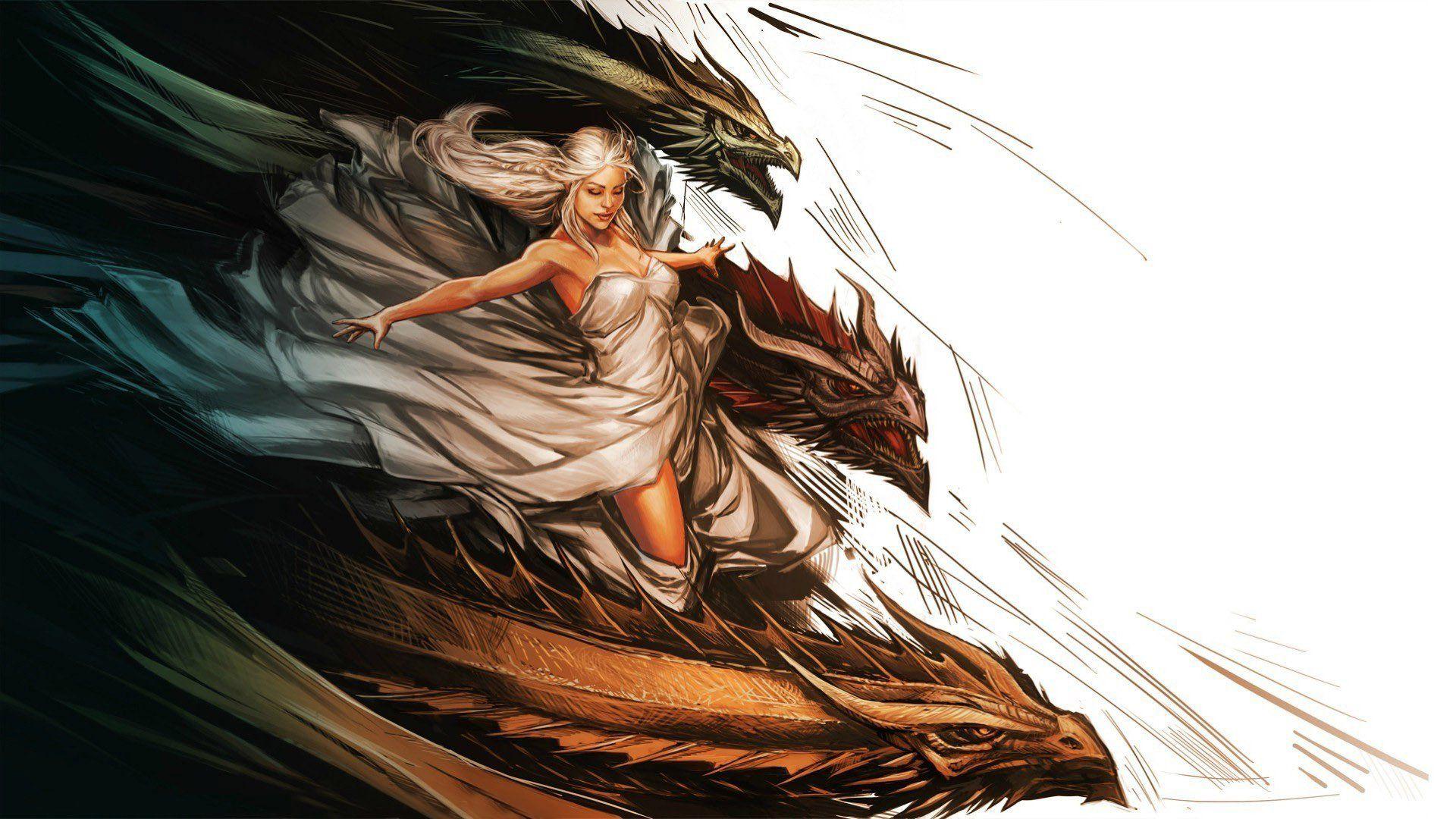 Daenerys Targaryen Khaleesi Artwork Wallpapers