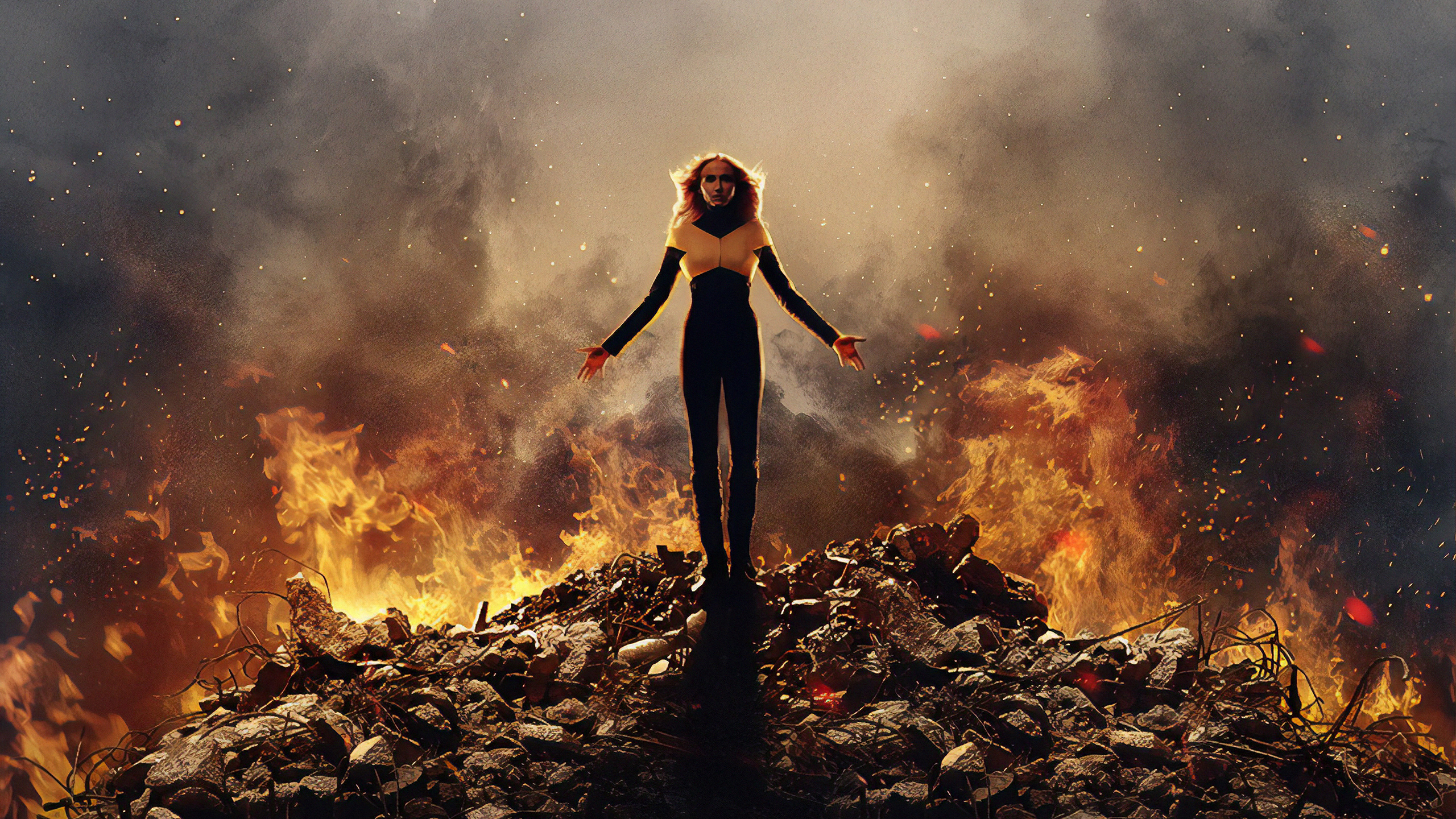 Dark Phoenix 2019 X-Men Textless Poster Wallpapers