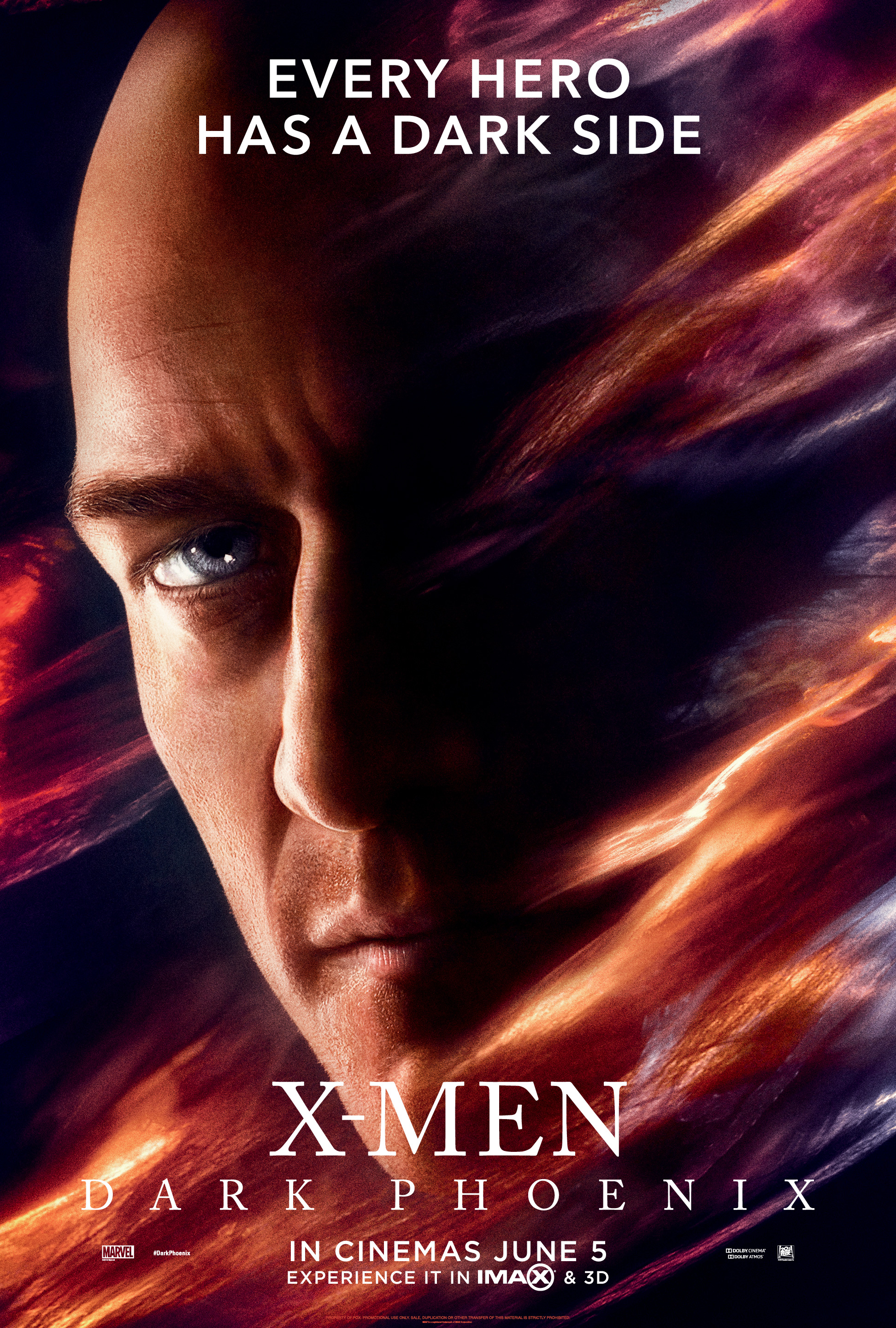 Dark Phoenix X-Men Movie Poster Wallpapers