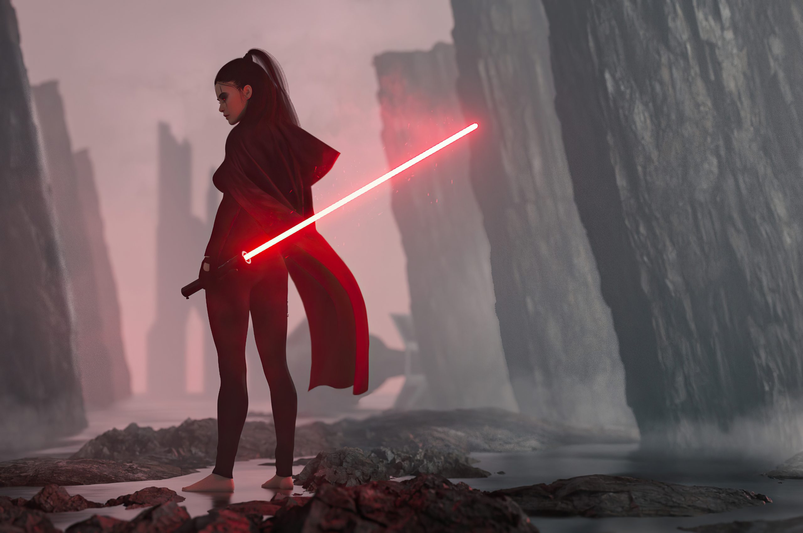 Dark Rey Star Wars Art Wallpapers