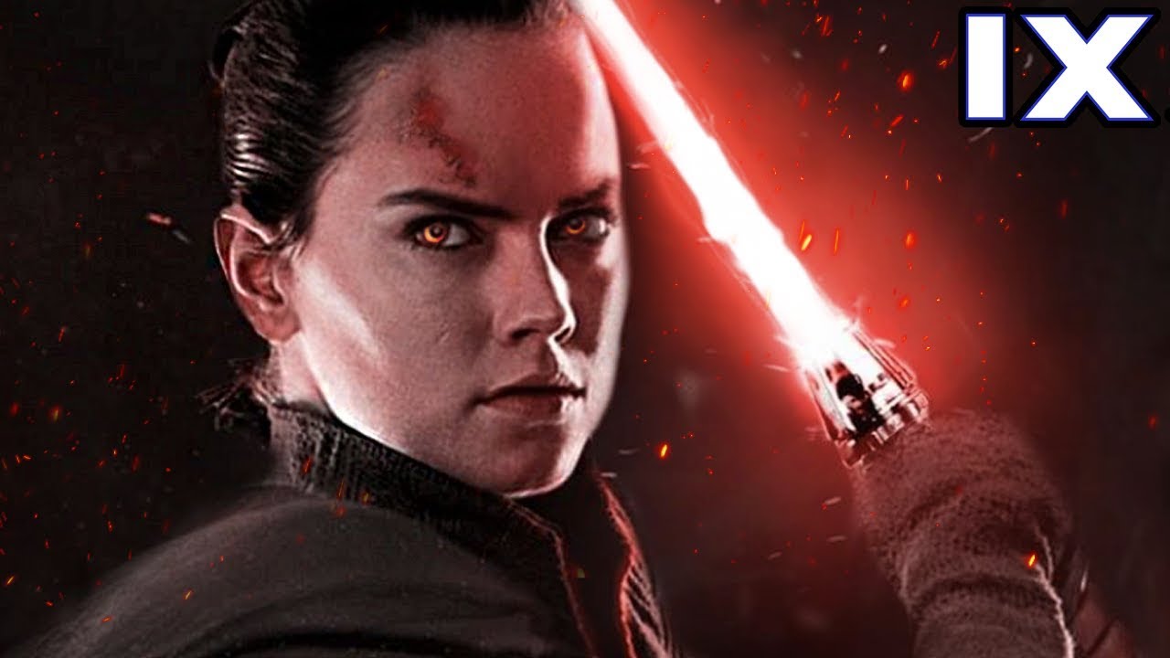 Dark Side Rey And Double Bladed Lightsaber Wallpapers