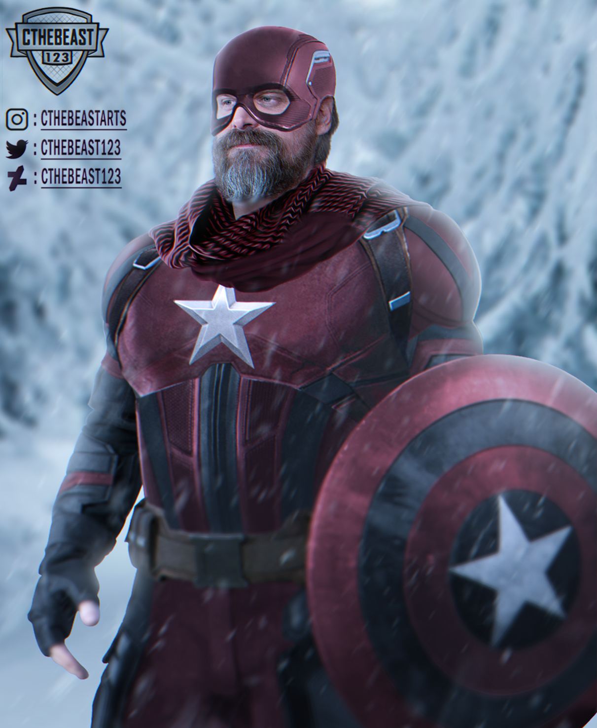 David Harbour As Red Guardian Wallpapers