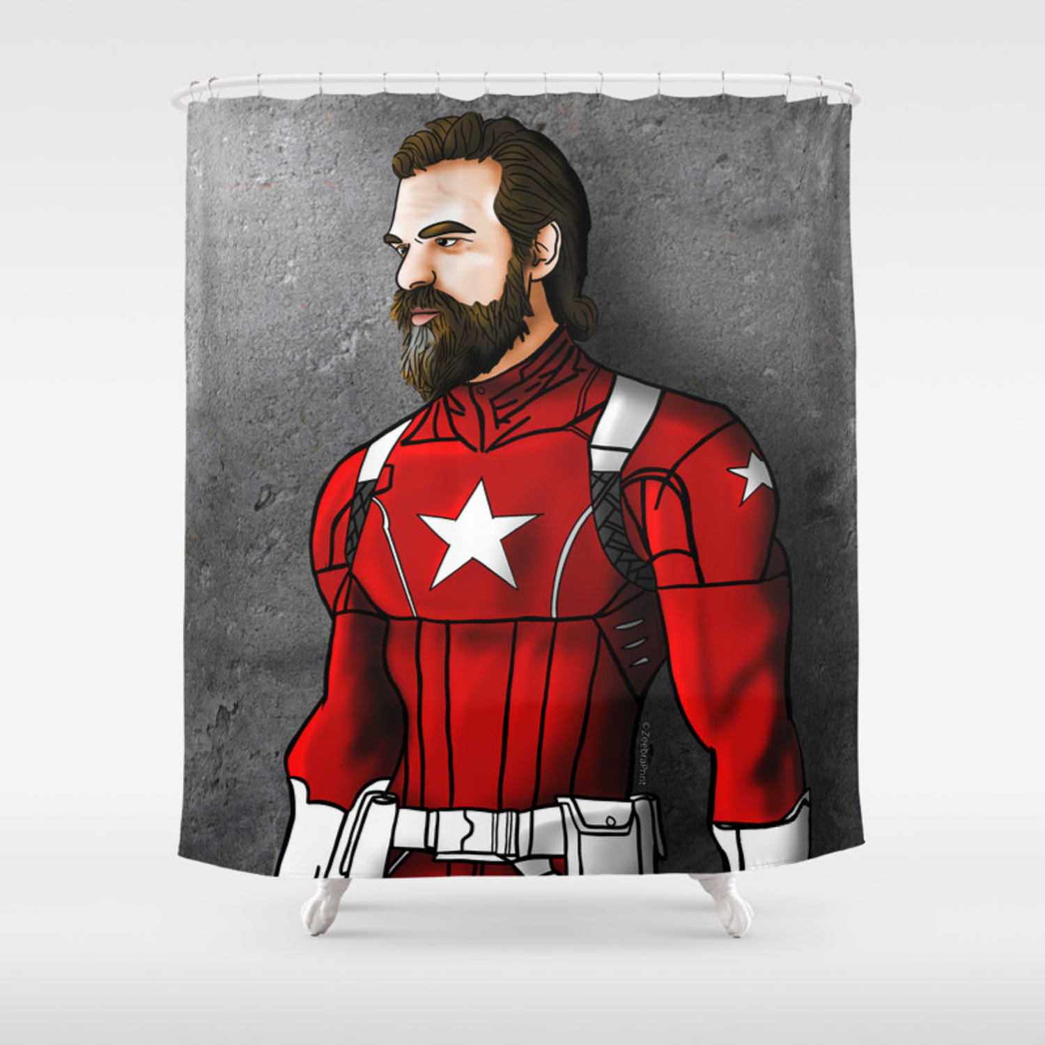 David Harbour As Red Guardian Art Wallpapers