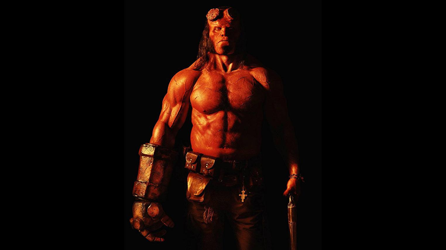 David Harbour Hellboy Movie 2018 Promotional Art Wallpapers