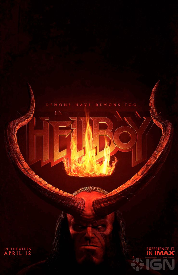 David Harbour Hellboy Movie 2018 Promotional Art Wallpapers