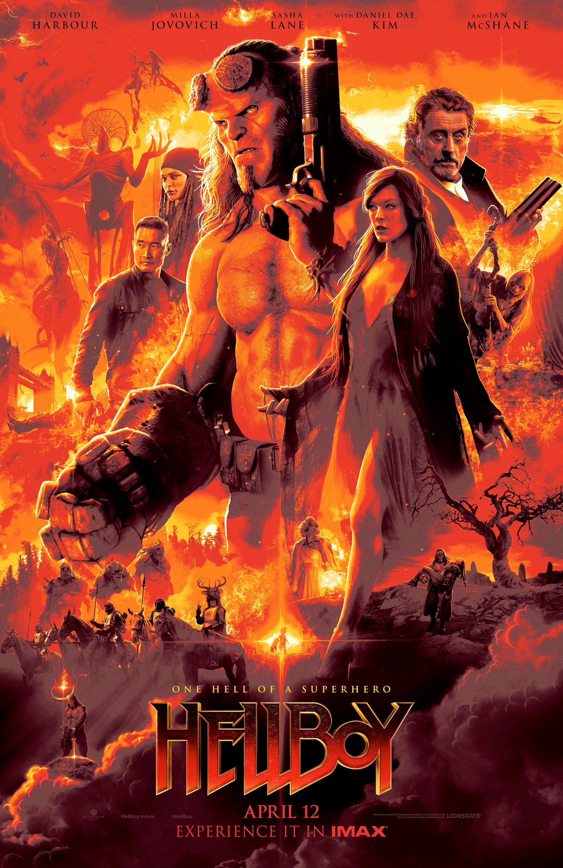 David Harbour Hellboy Movie Poster Image Wallpapers