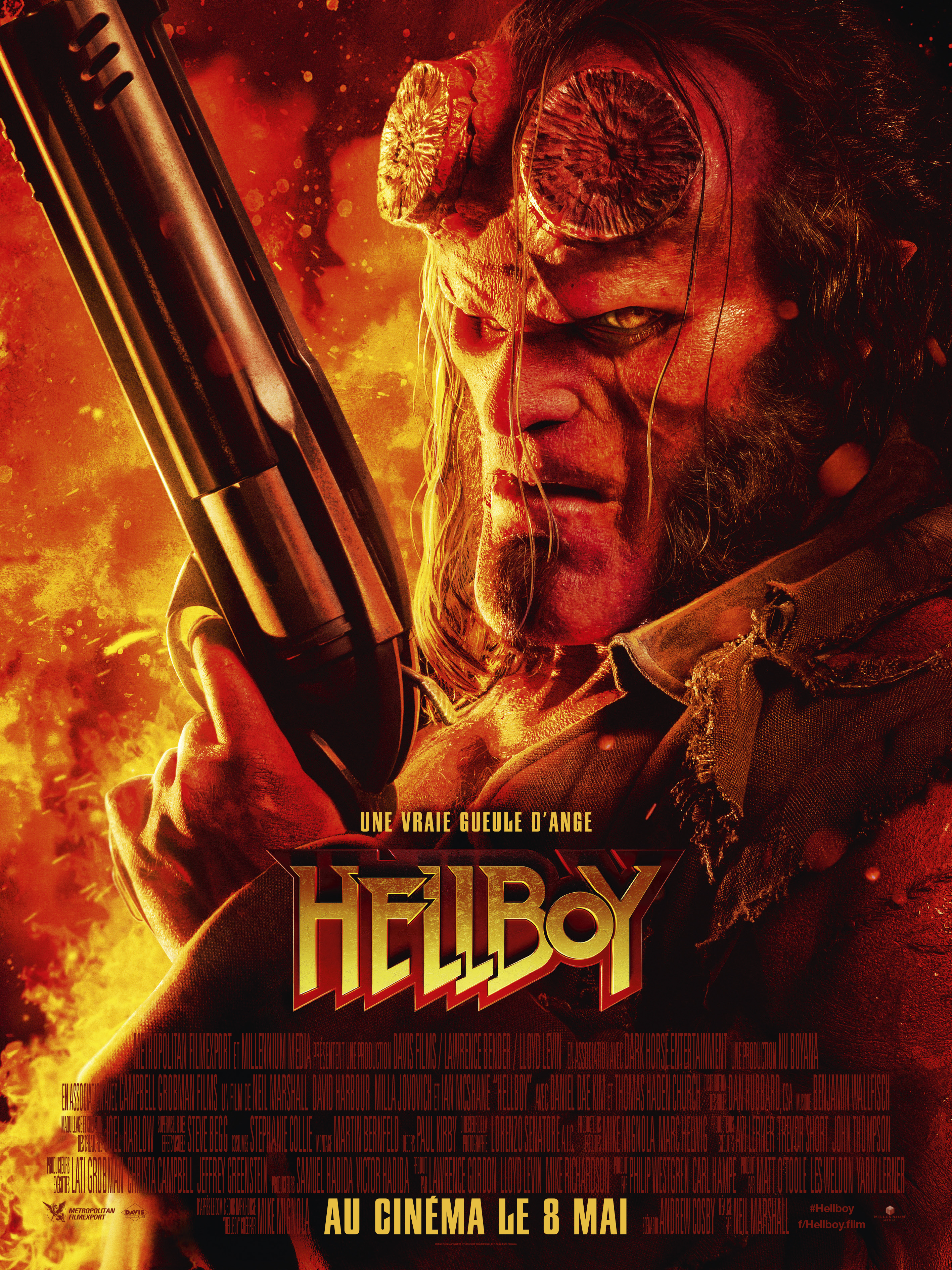 David Harbour In Hellboy Movie 2019 Wallpapers