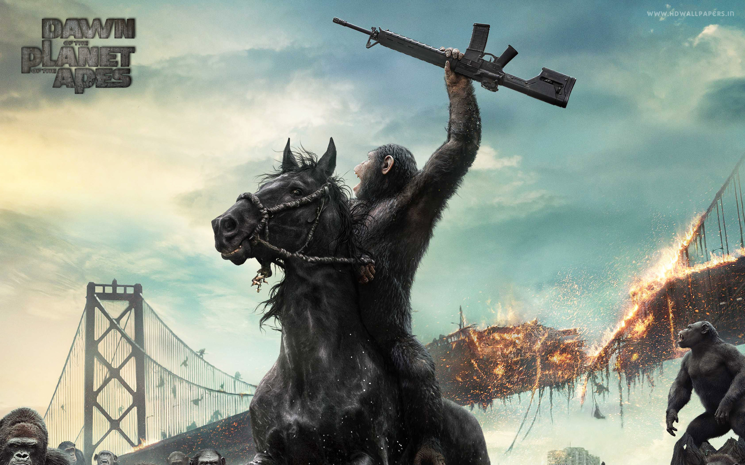 Dawn Of The Planet Of The Apes Wallpapers