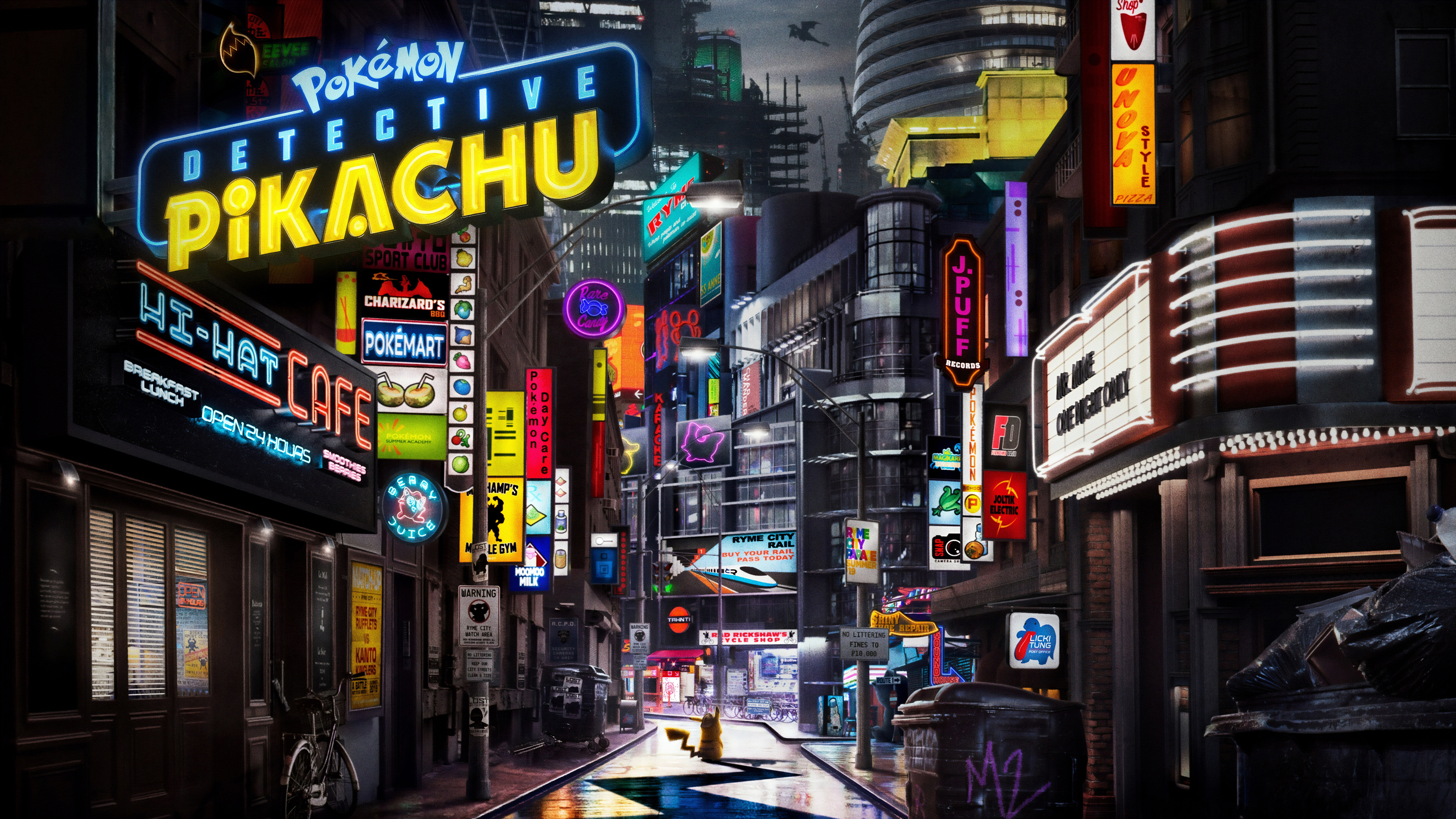 Detective Pikachu 8K Wallpapers