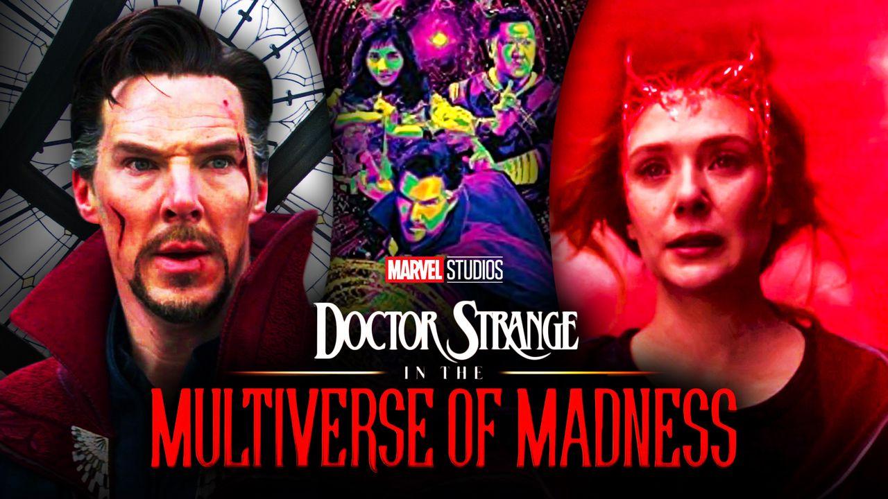 Doctor Strange And Scarlet Witch Madness Of Multiverse Art Wallpapers