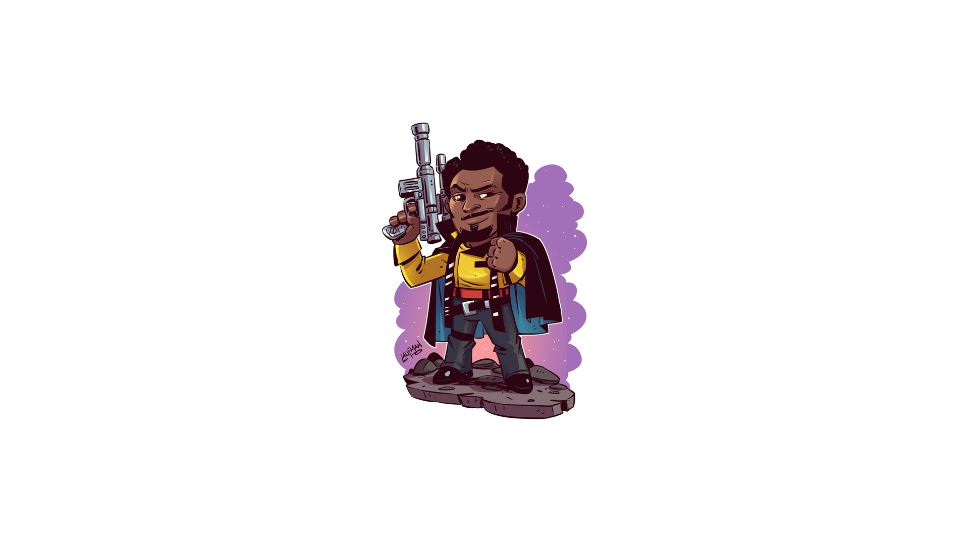 Donald Glover As Lando Calrissian Star Wars Art Wallpapers