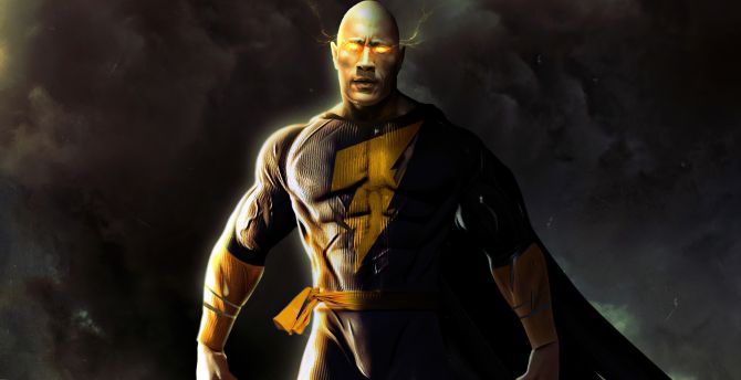 Dwayne Johnson As Black Adam Fanart Wallpapers