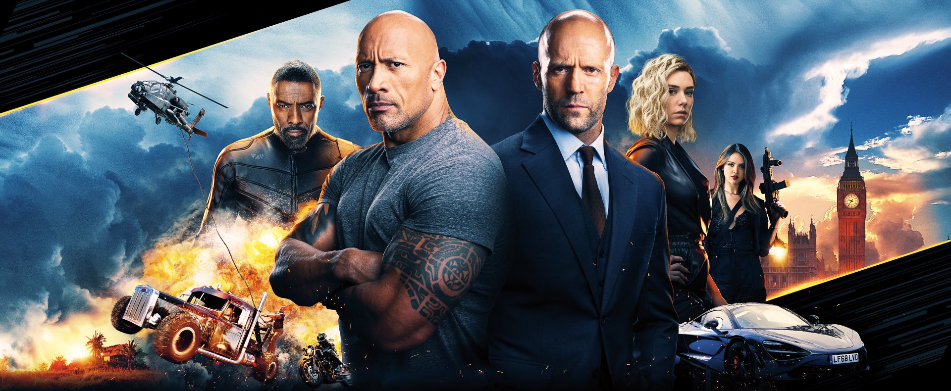 Dwayne Johnson As Luke Hobbs In Fast &Amp; Furious Wallpapers