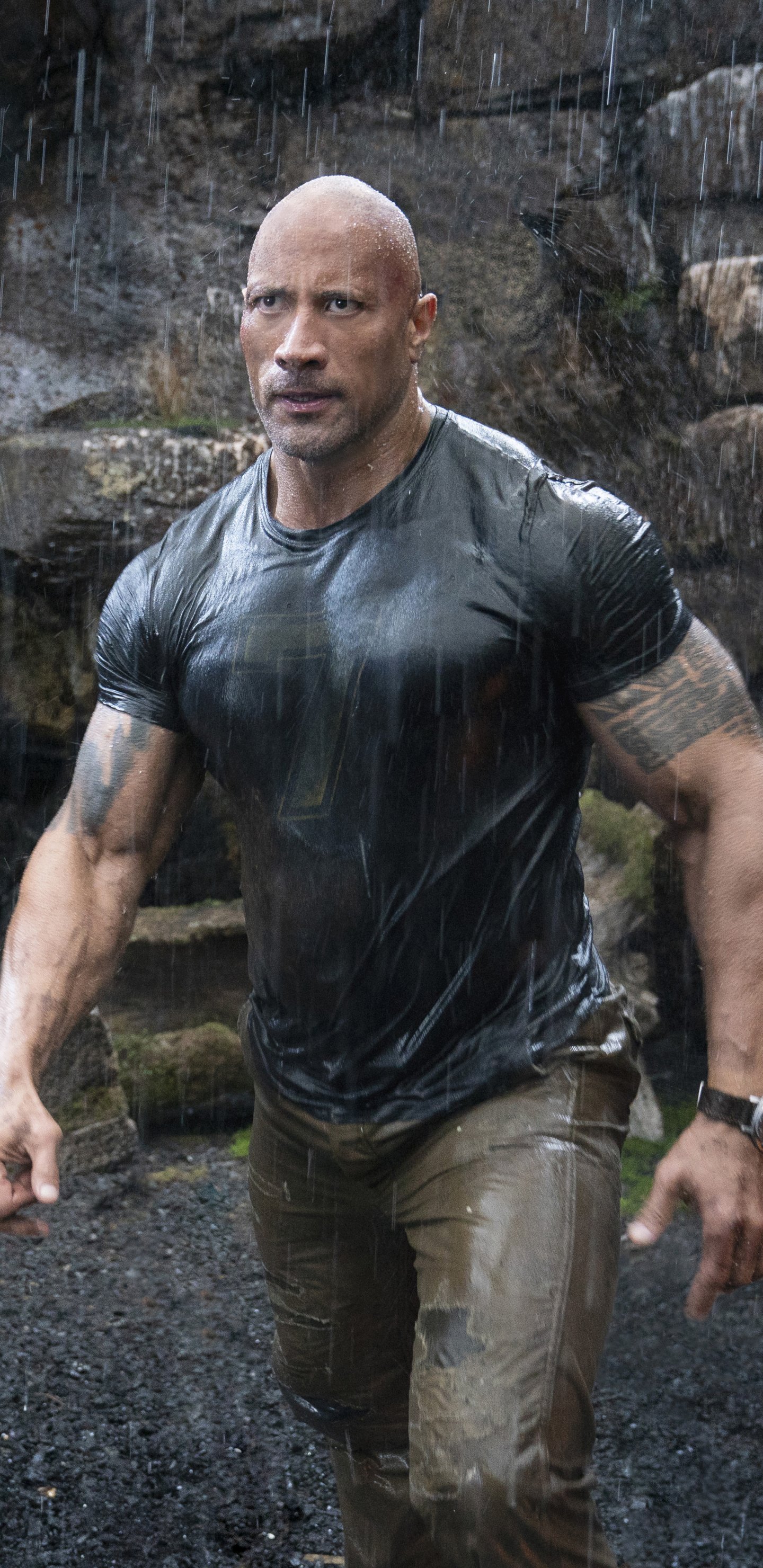 Dwayne Johnson As Luke Hobbs In Fast &Amp; Furious Wallpapers