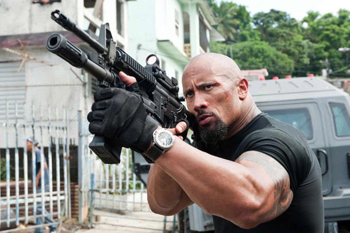 Dwayne Johnson As Luke Hobbs In Fast &Amp; Furious Wallpapers