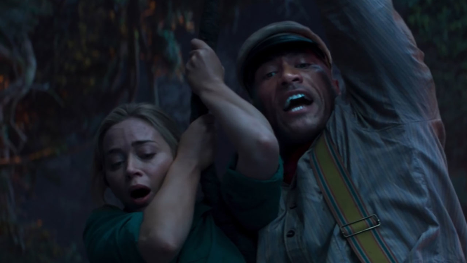 Dwayne Johnson Emily Blunt From Jungle Cruise Wallpapers