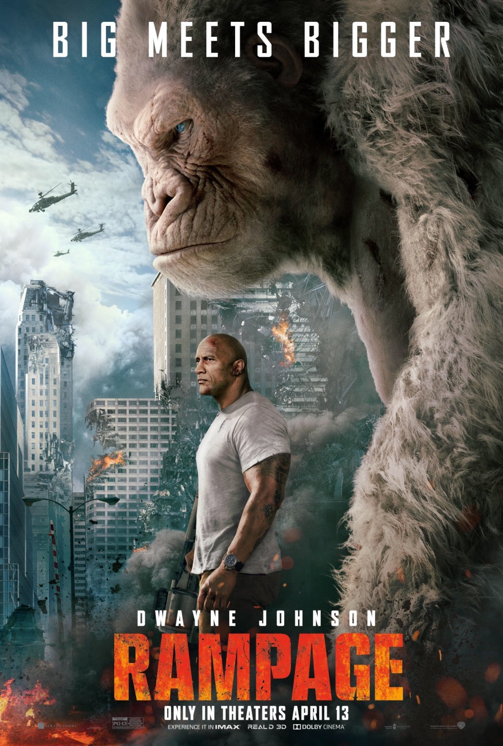 Dwayne Johnson In Rampage 2018 Wallpapers