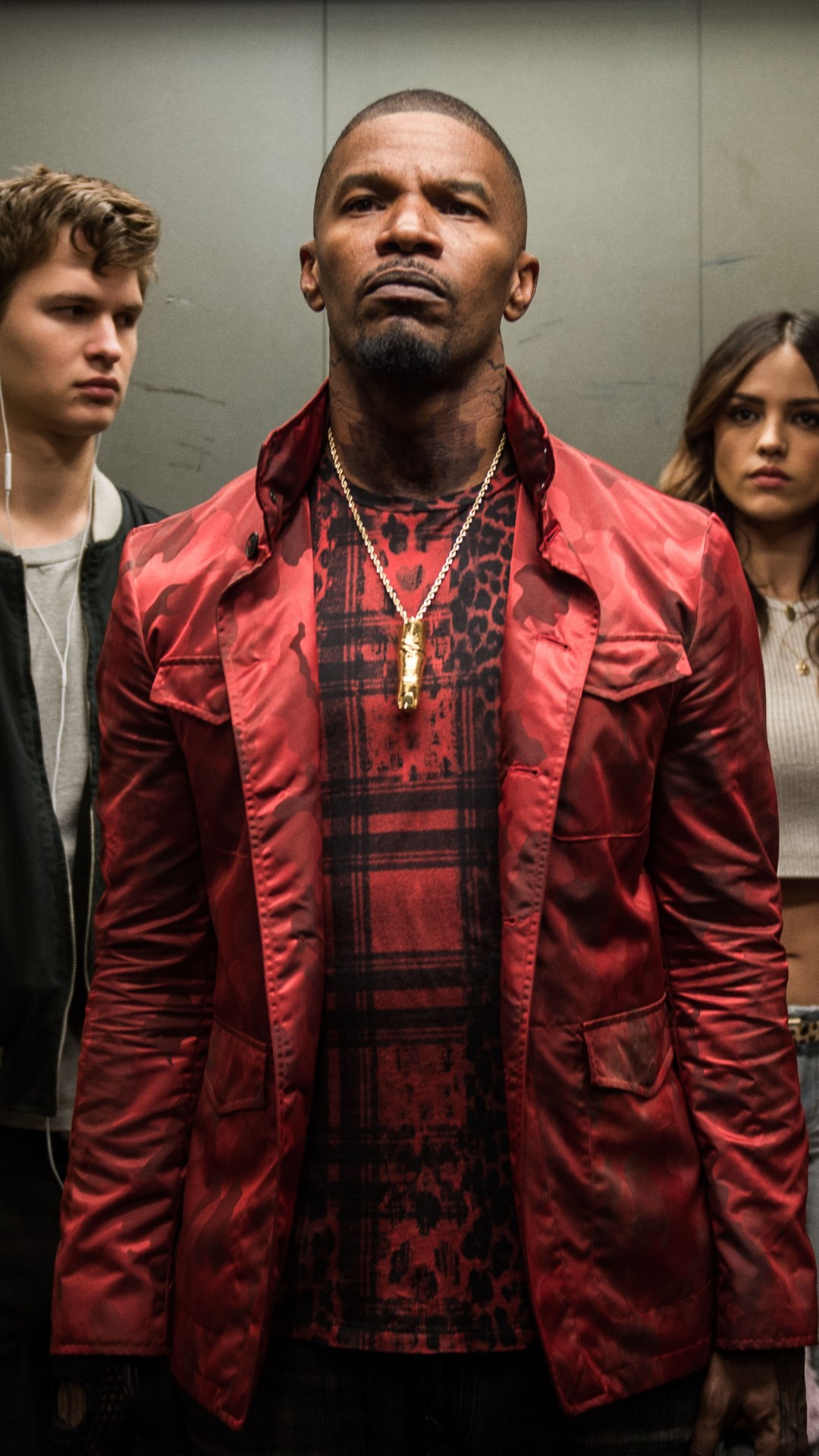 Eiza Gonzalez And Jon Hamm In Baby Driver Wallpapers