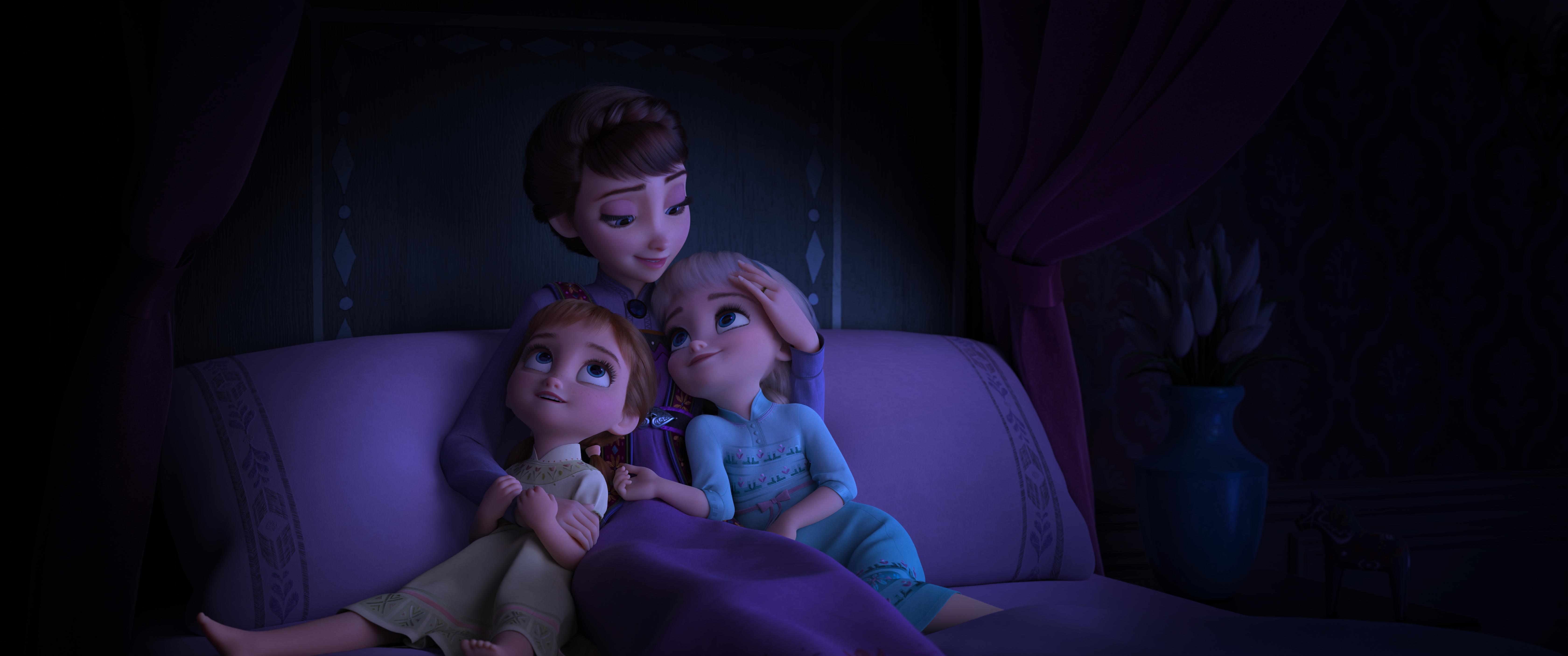 Elsa And Anna In Frozen 2 Movie Wallpapers