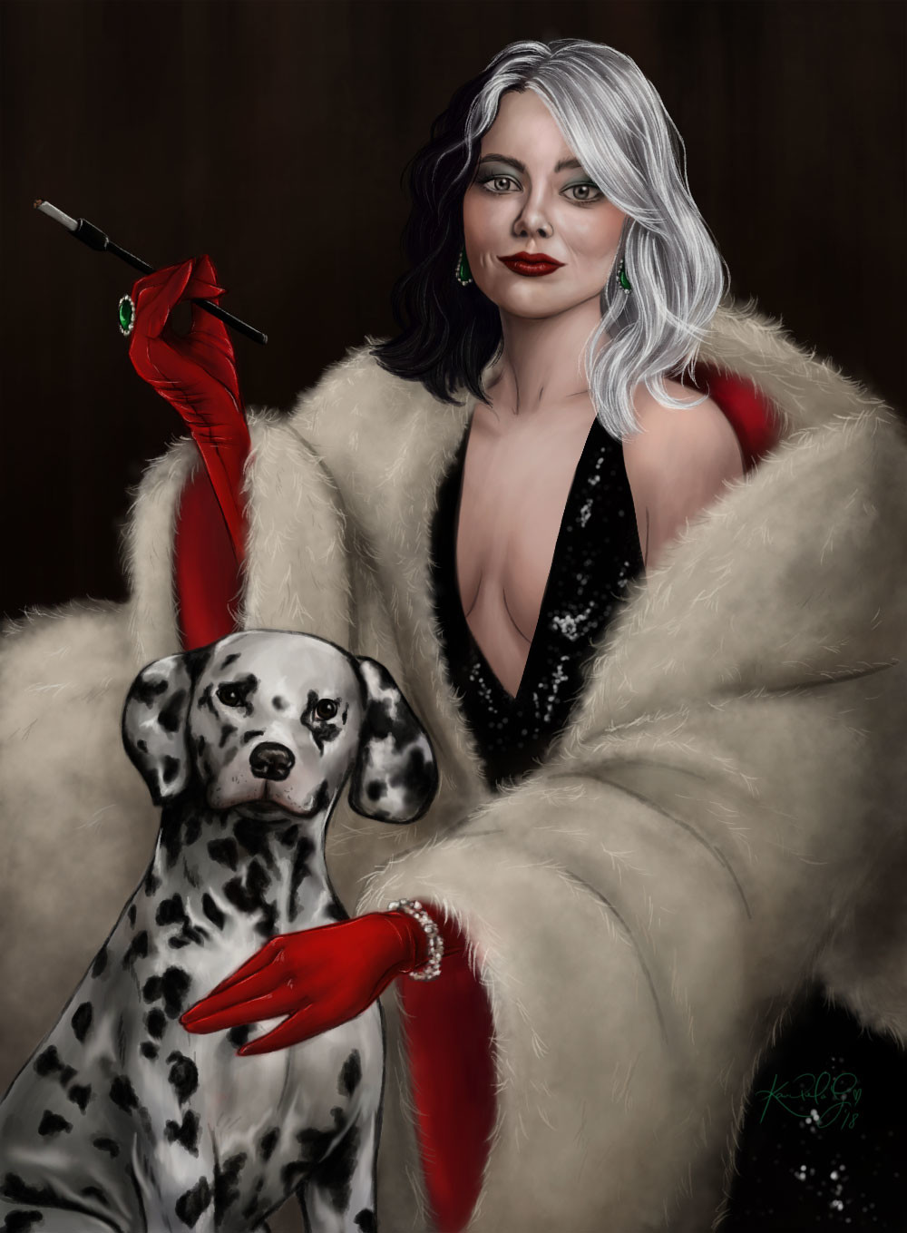 Emma Stone As Cruella De Vil Wallpapers