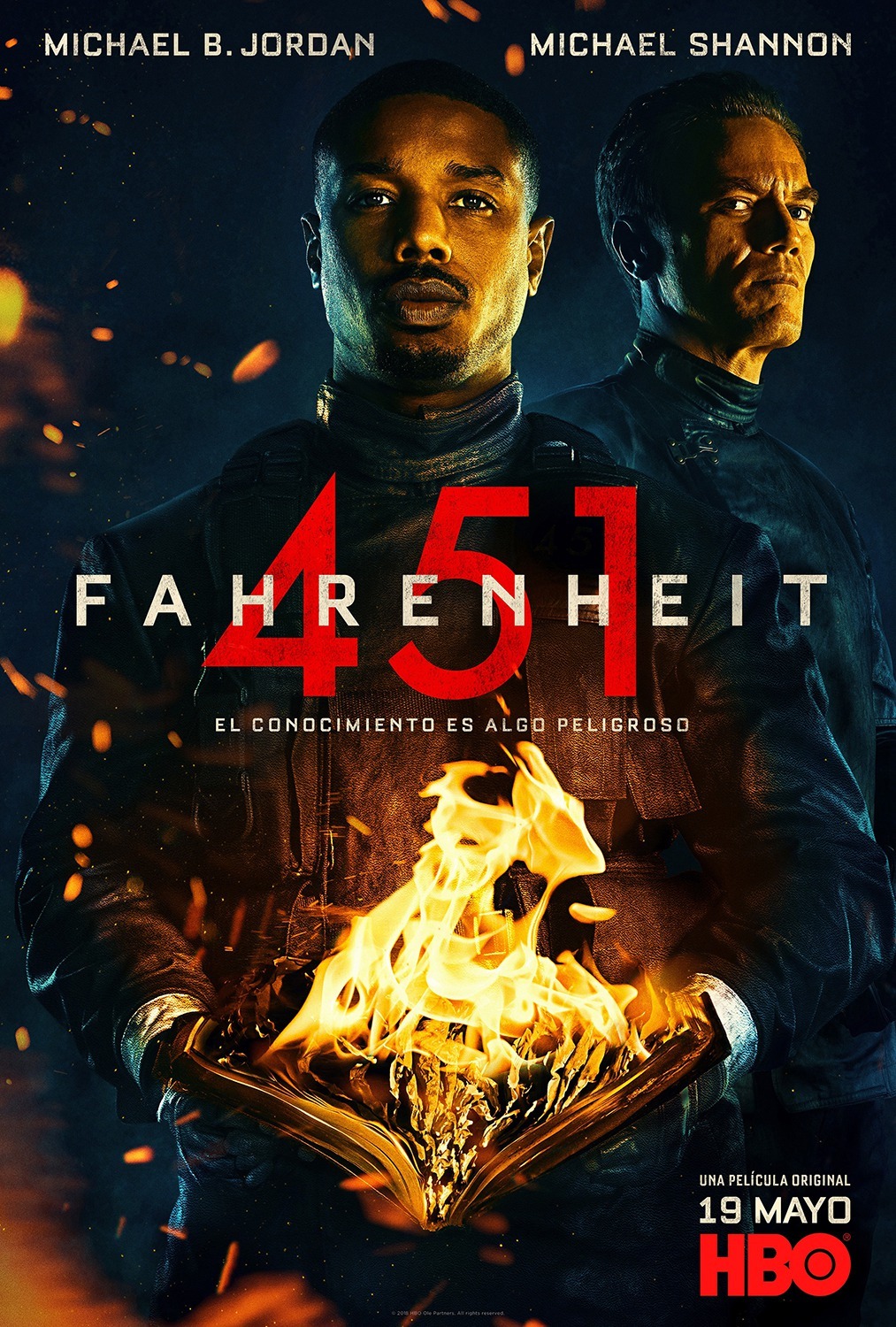 Fahrenheit 451 Movie 2018 Michael B. Jordan And Michael Shannon Wallpapers