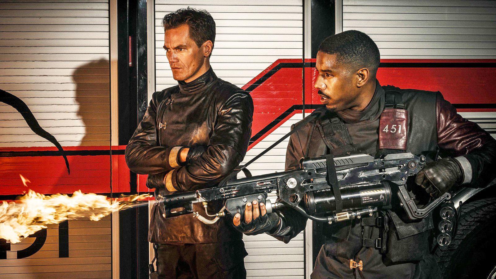 Fahrenheit 451 Movie 2018 Michael B. Jordan And Michael Shannon Wallpapers