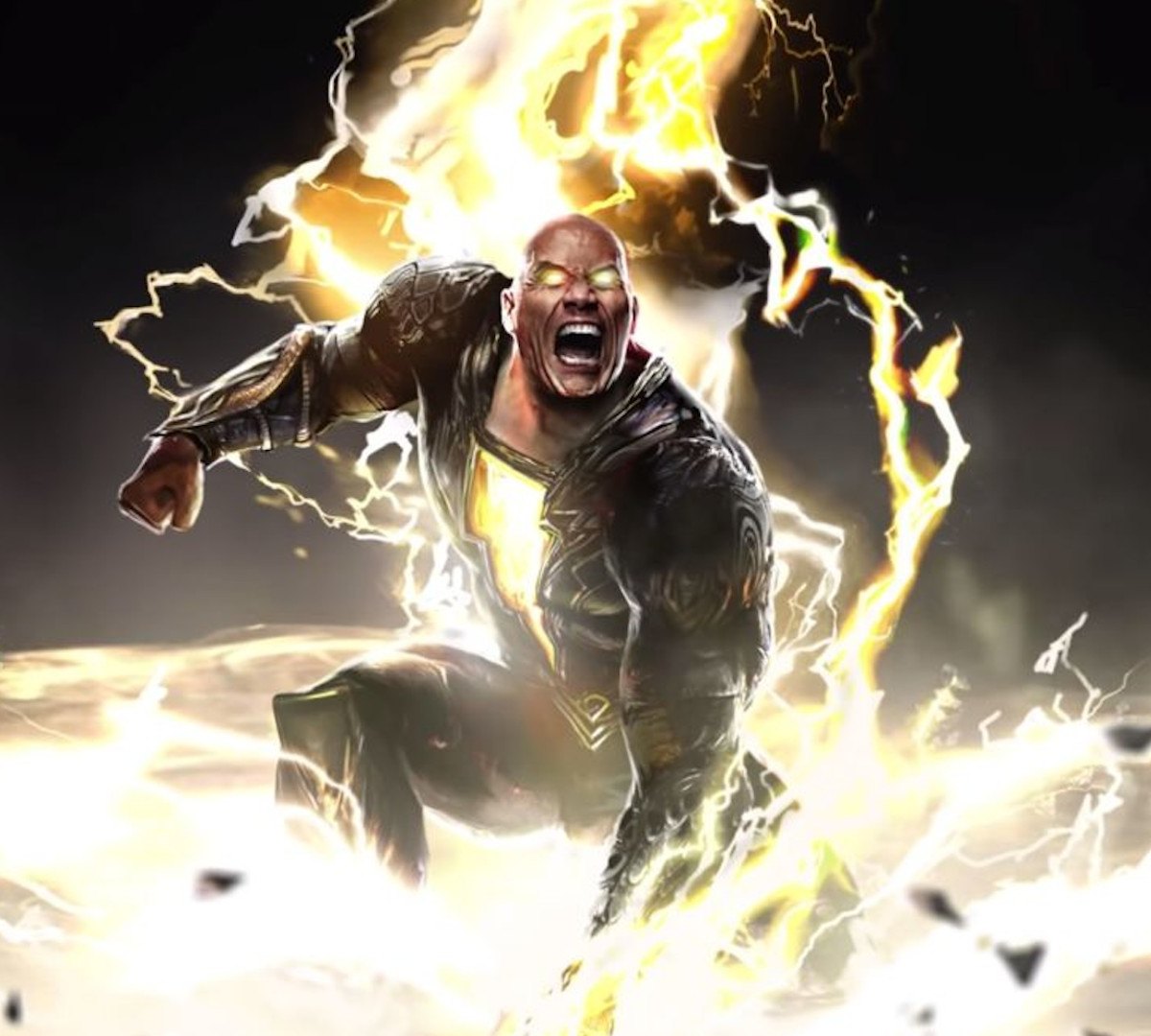 Fan Poster Of Dwayne Johnson As Black Adam Wallpapers