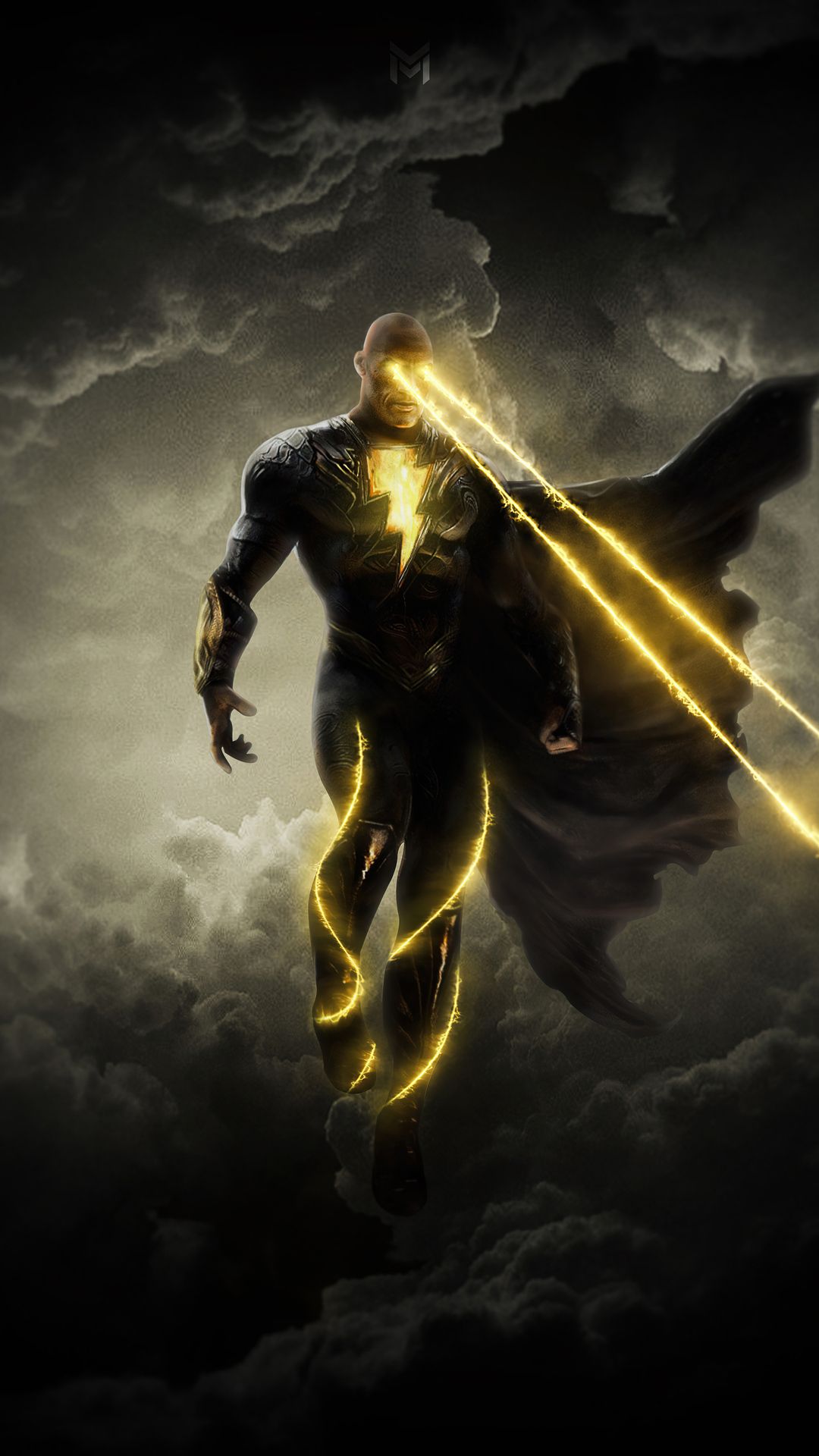 Fan Poster Of Dwayne Johnson As Black Adam Wallpapers