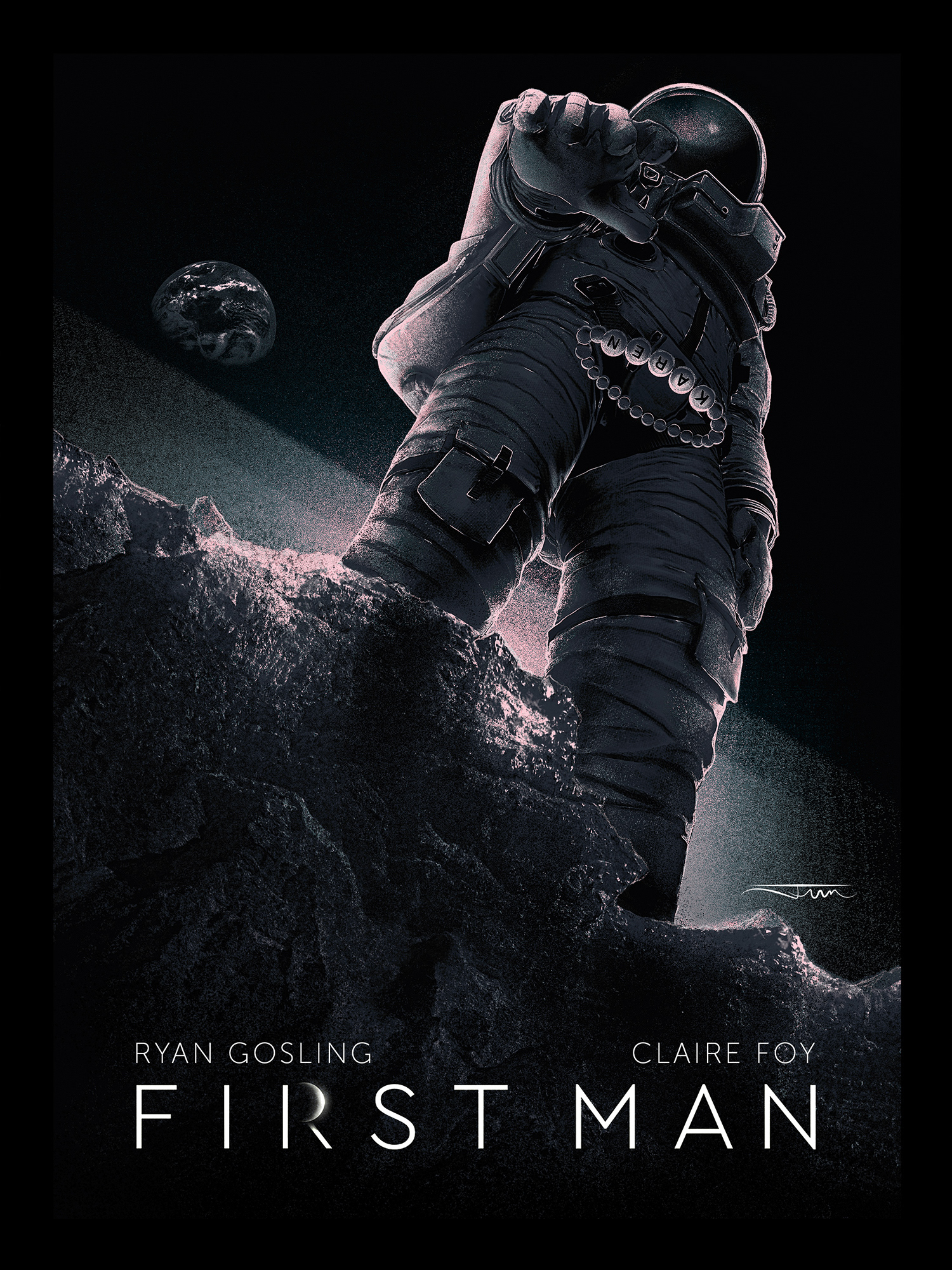 First Man Movie Official Poster 2018 Wallpapers