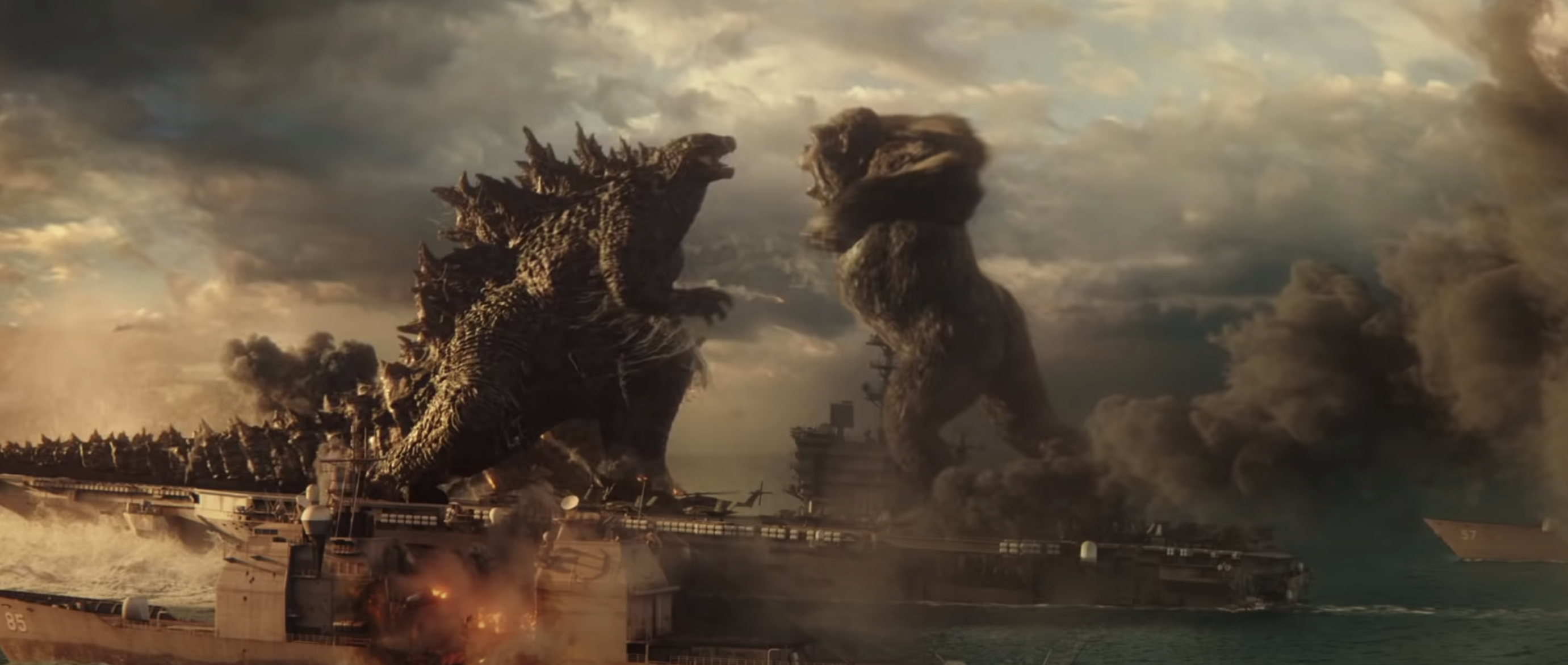 Godzilla And Kong Team Up Wallpapers