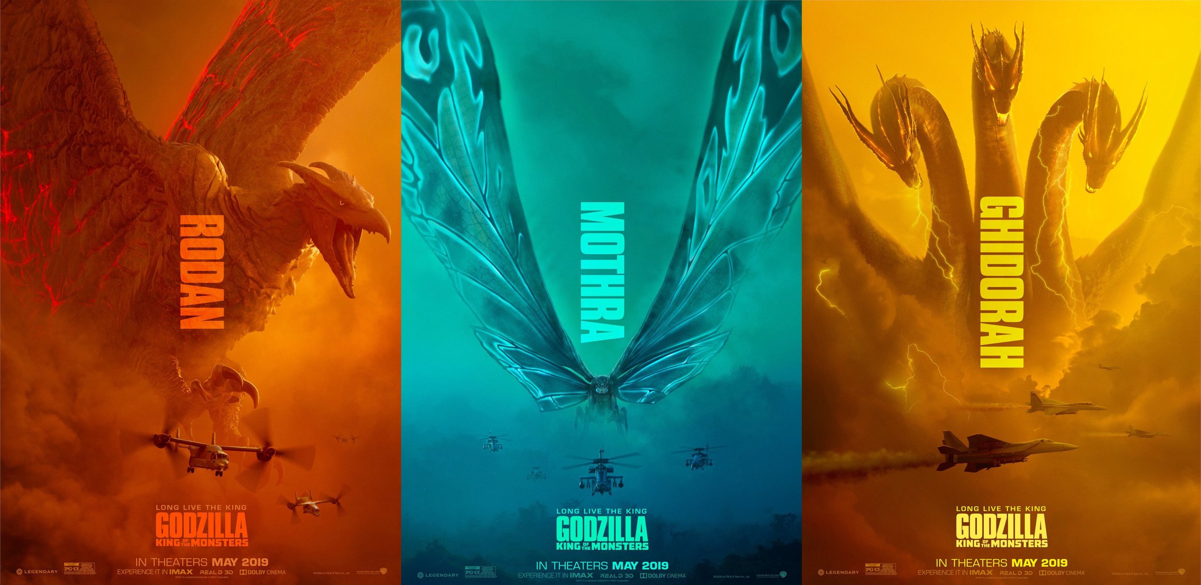 Godzilla King Of The Monsters 2019 Poster Wallpapers