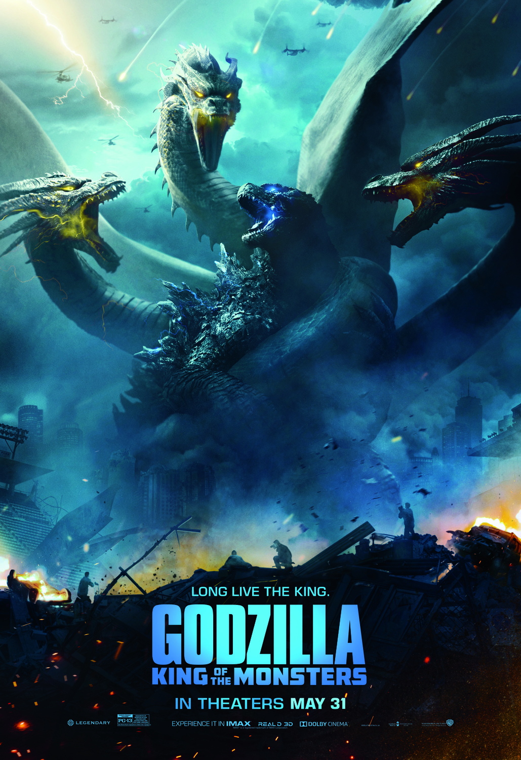 Godzilla King Of The Monsters Movie Poster Wallpapers