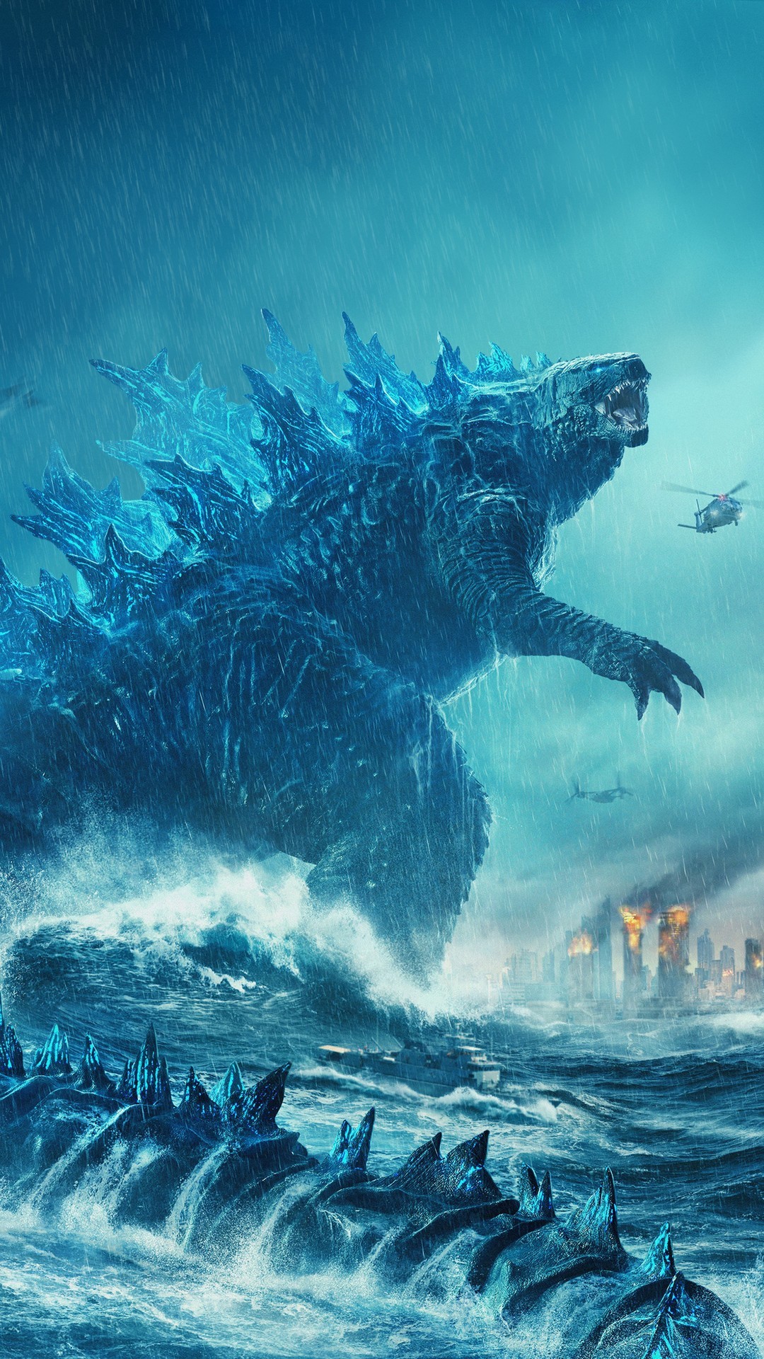 Godzilla Vs King Ghidorah In Godzilla King Of The Monsters Wallpapers