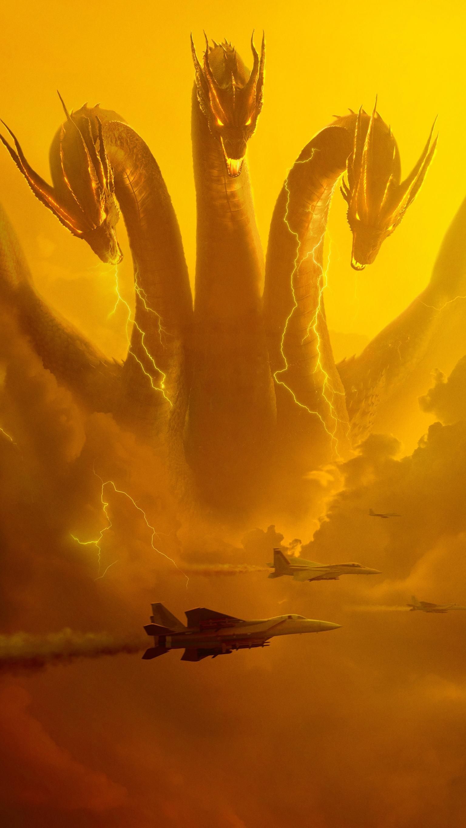 Godzilla Vs King Ghidorah King Of The Monsters Wallpapers