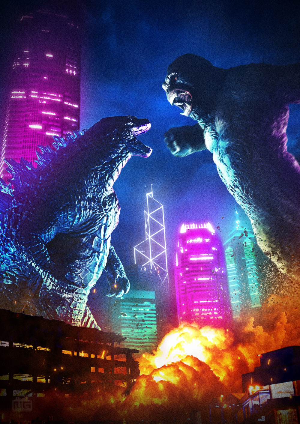 Godzilla Vs King Kong Fight Night Wallpapers