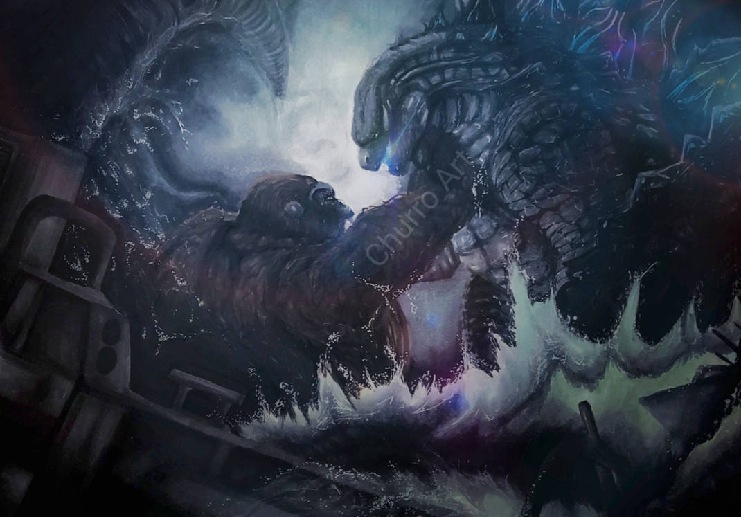 Godzilla Vs King Kong Fight Night Wallpapers