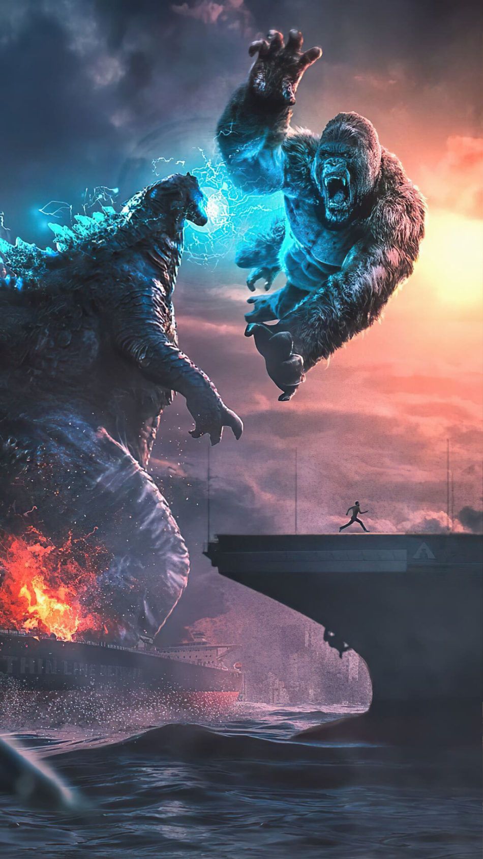 Godzilla Vs Kong New Fanart Wallpapers