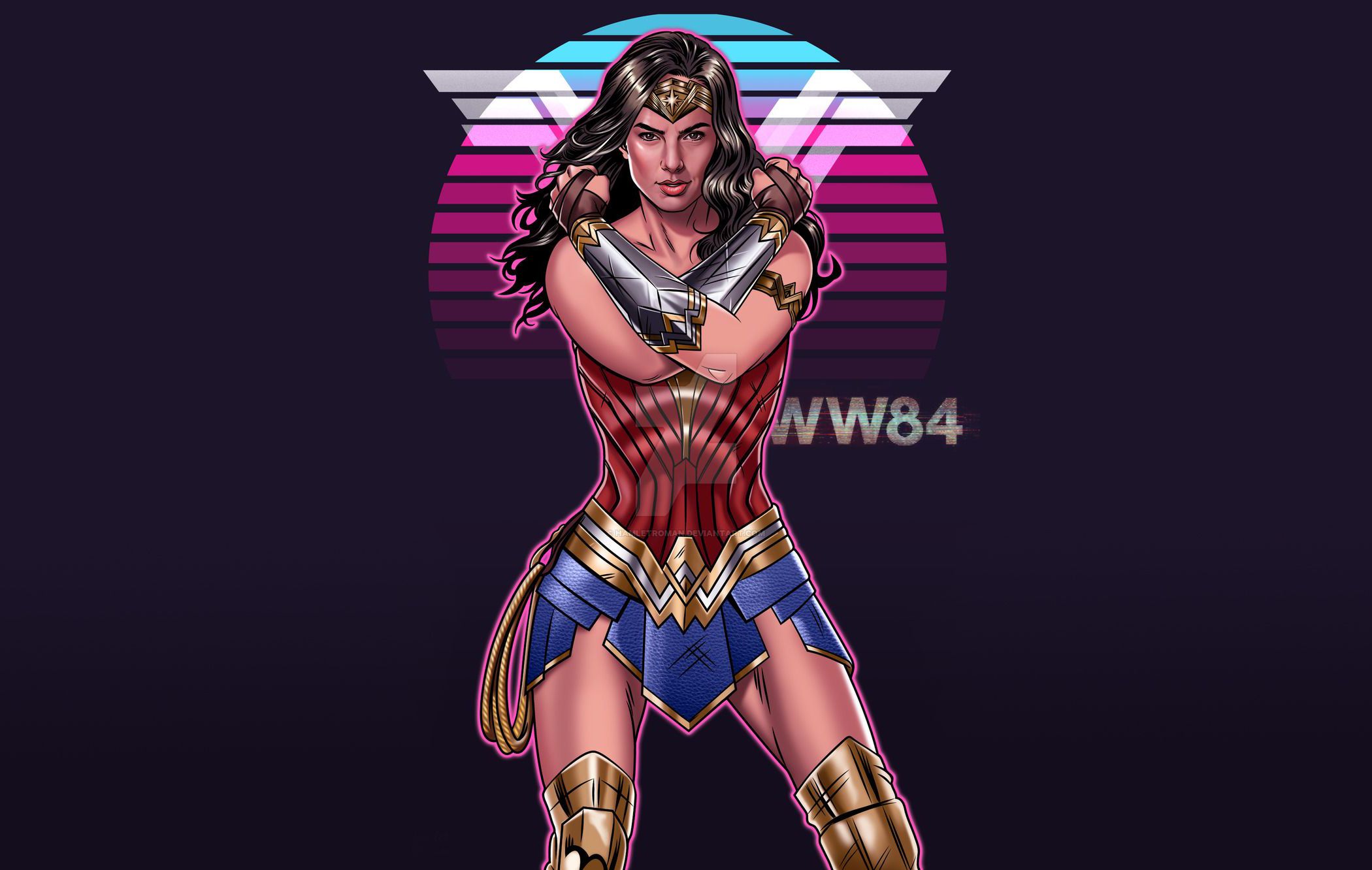 Golden Wonder Woman 1984 Wallpapers